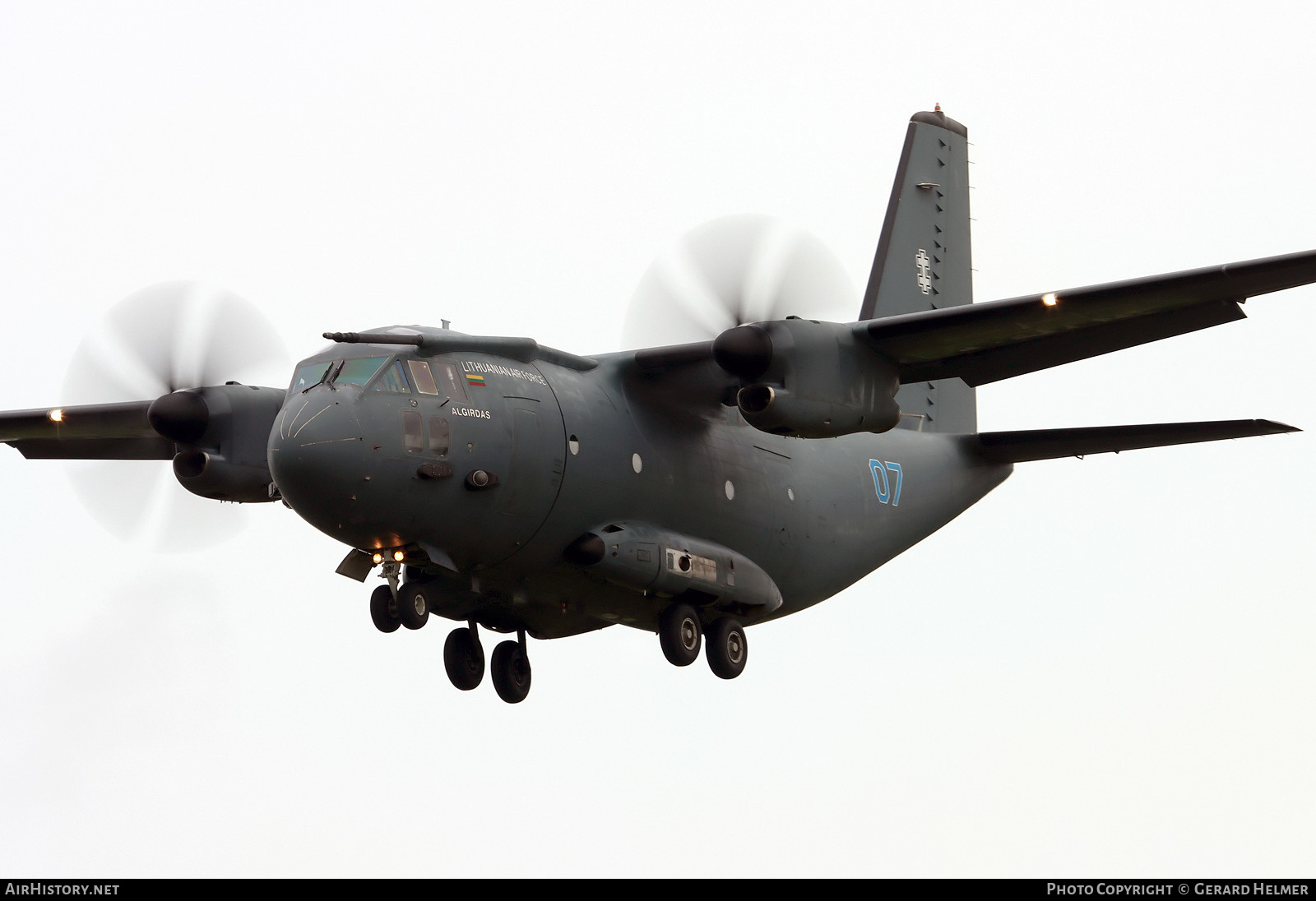 Aircraft Photo of 07 | Alenia C-27J Spartan | Lithuania - Air Force | AirHistory.net #625419