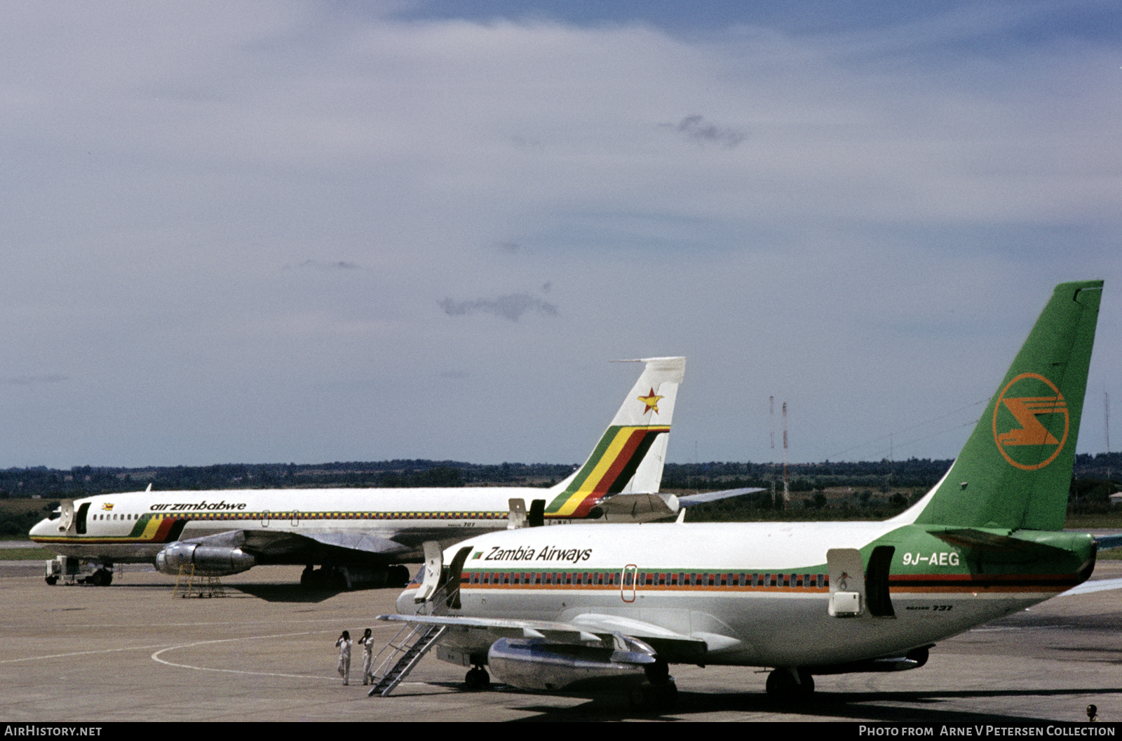 Aircraft Photo of 9J-AEG | Boeing 737-2M9/Adv | Zambia Airways | AirHistory.net #625421