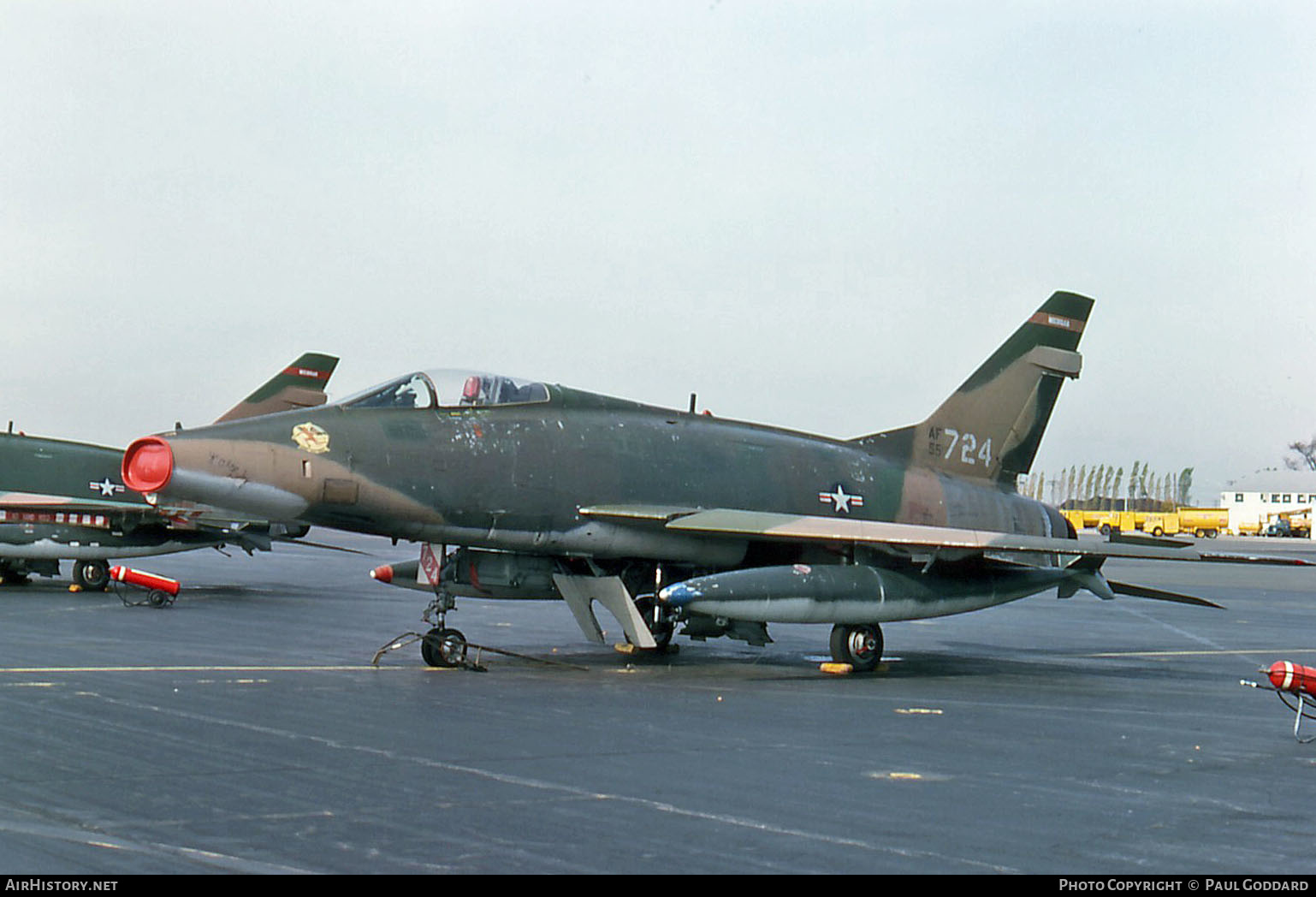 Aircraft Photo of 55-3724 / AF55-724 | North American F-100D Super Sabre | USA - Air Force | AirHistory.net #625423