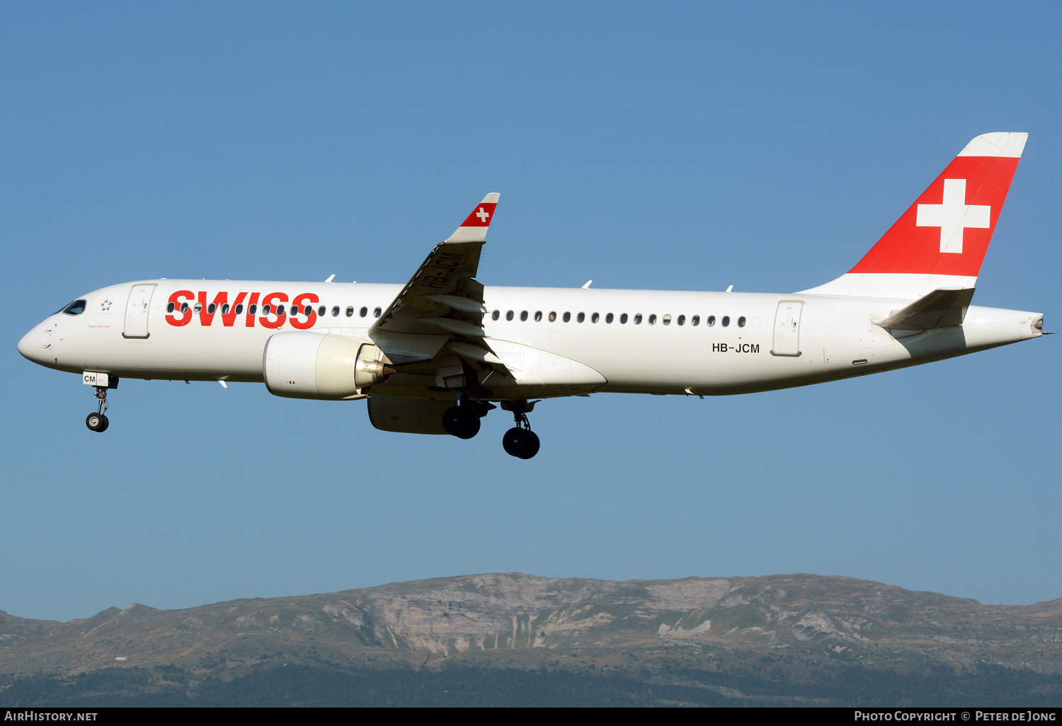 Aircraft Photo of HB-JCM | Bombardier CSeries CS300 (BD-500-1A11) | Swiss International Air Lines | AirHistory.net #625425