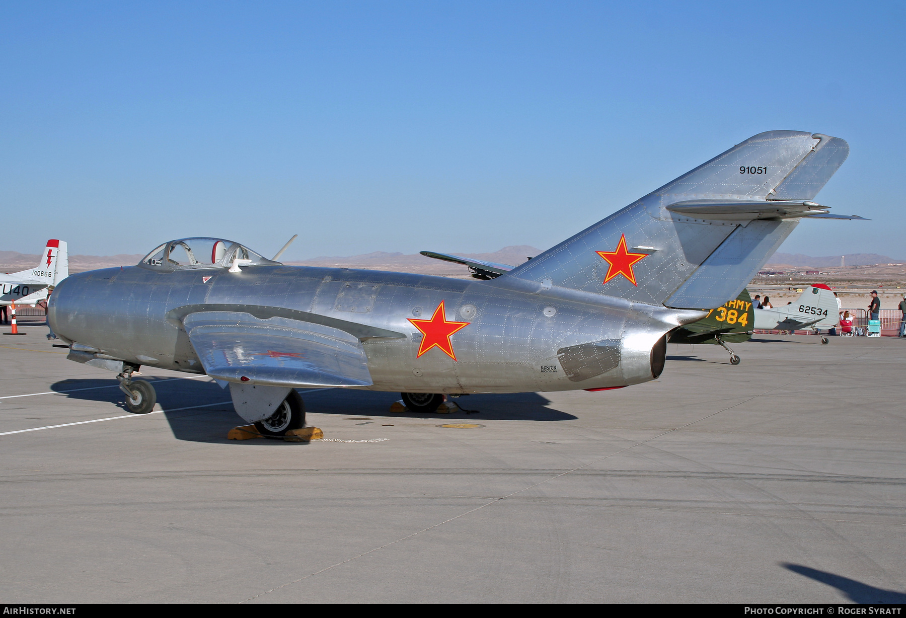 Aircraft Photo of N87CN / NX87CN / 91051 | Mikoyan-Gurevich MiG-15 | Soviet Union - Air Force | AirHistory.net #625469