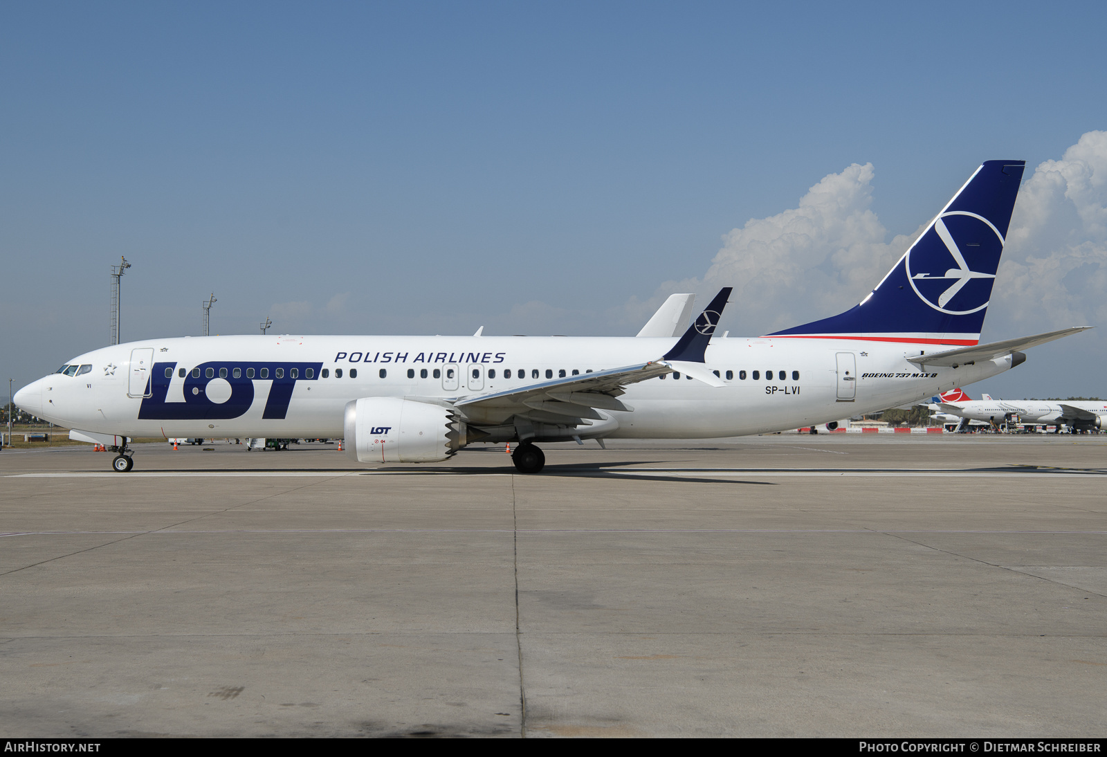 Aircraft Photo of SP-LVI | Boeing 737-8 Max 8 | LOT Polish Airlines - Polskie Linie Lotnicze | AirHistory.net #625477