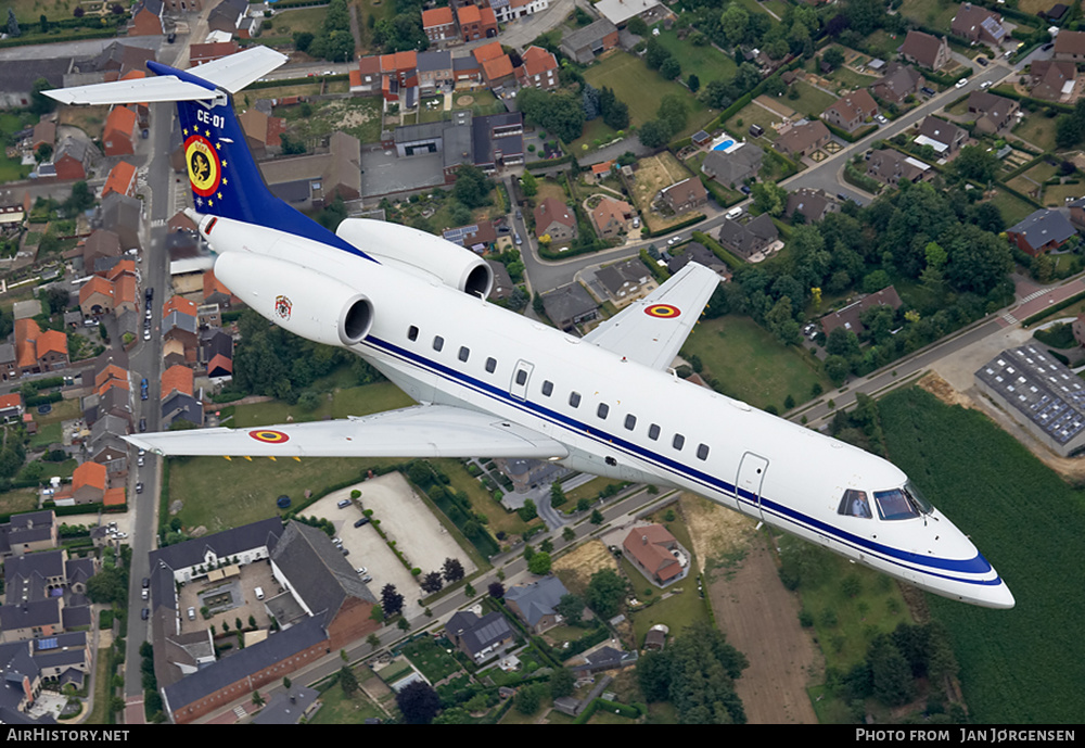 Aircraft Photo of CE-01 | Embraer ERJ-135LR (EMB-135LR) | Belgium - Air Force | AirHistory.net #625487