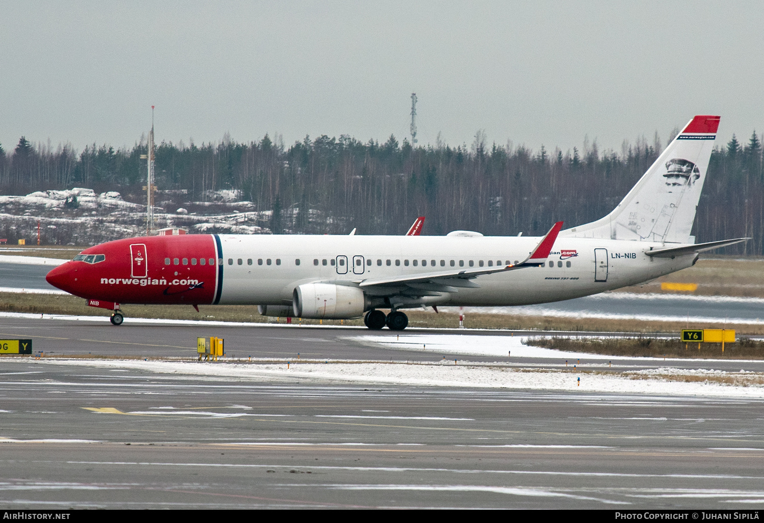Aircraft Photo of LN-NIB | Boeing 737-86J | Norwegian | AirHistory.net #625496
