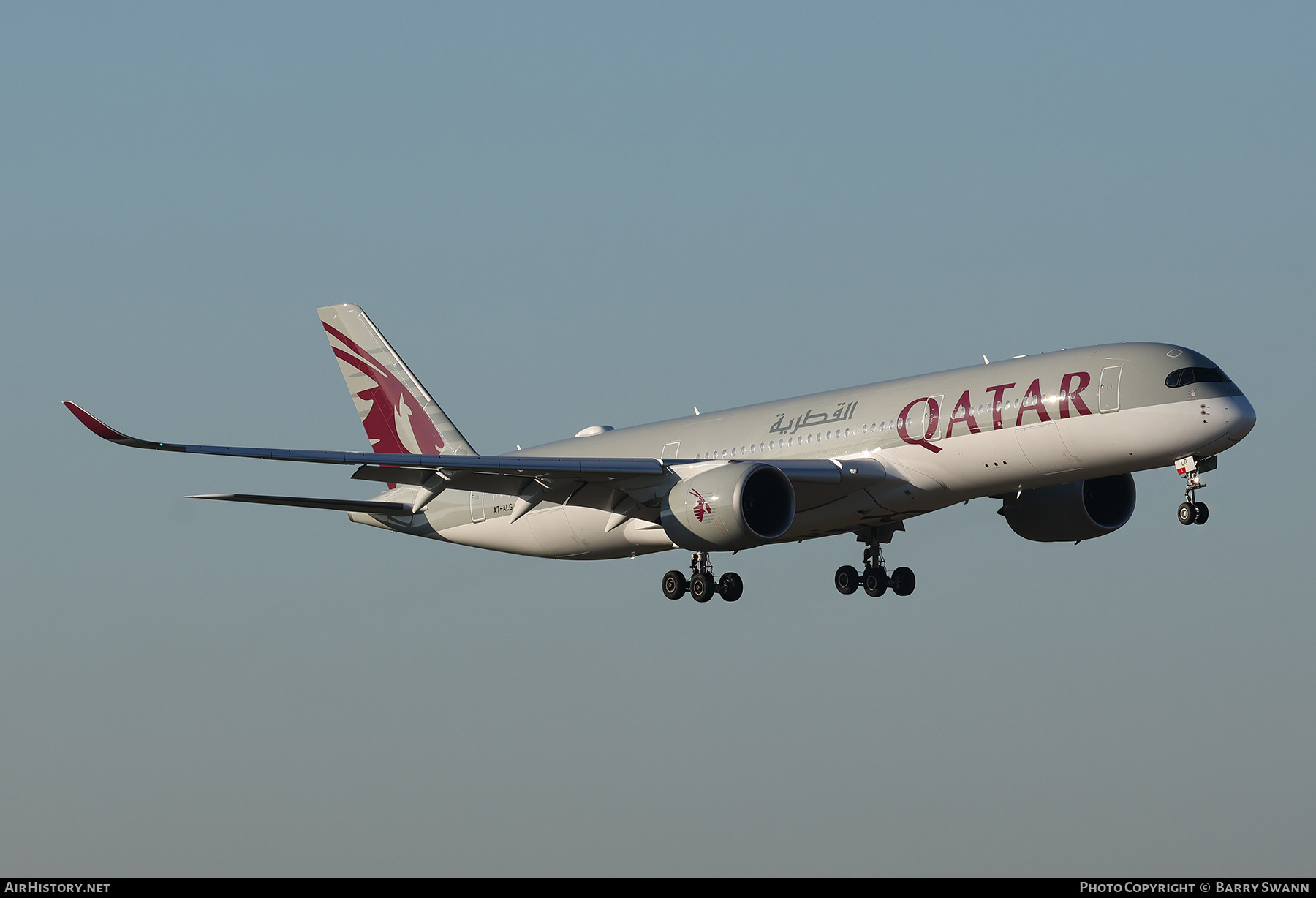 Aircraft Photo of A7-ALG | Airbus A350-941 | Qatar Airways | AirHistory.net #625500