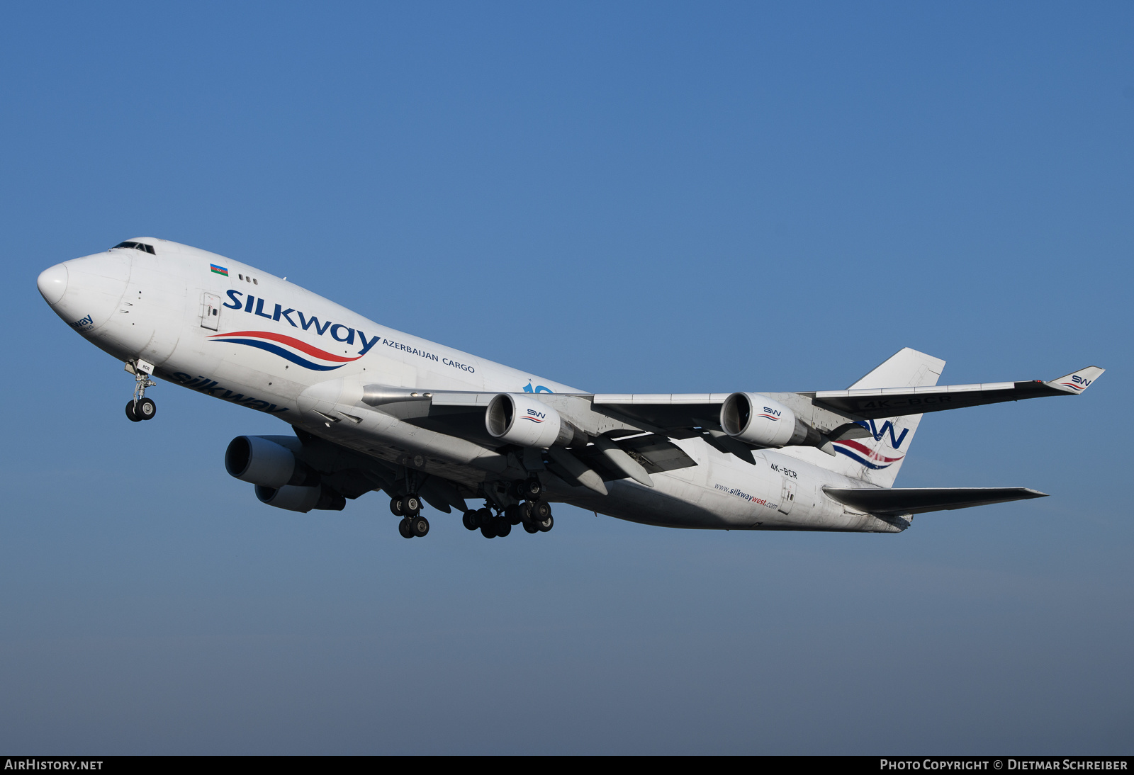 Aircraft Photo of 4K-BCR | Boeing 747-4H6F/SCD | SilkWay Azerbaijan Cargo | AirHistory.net #625515