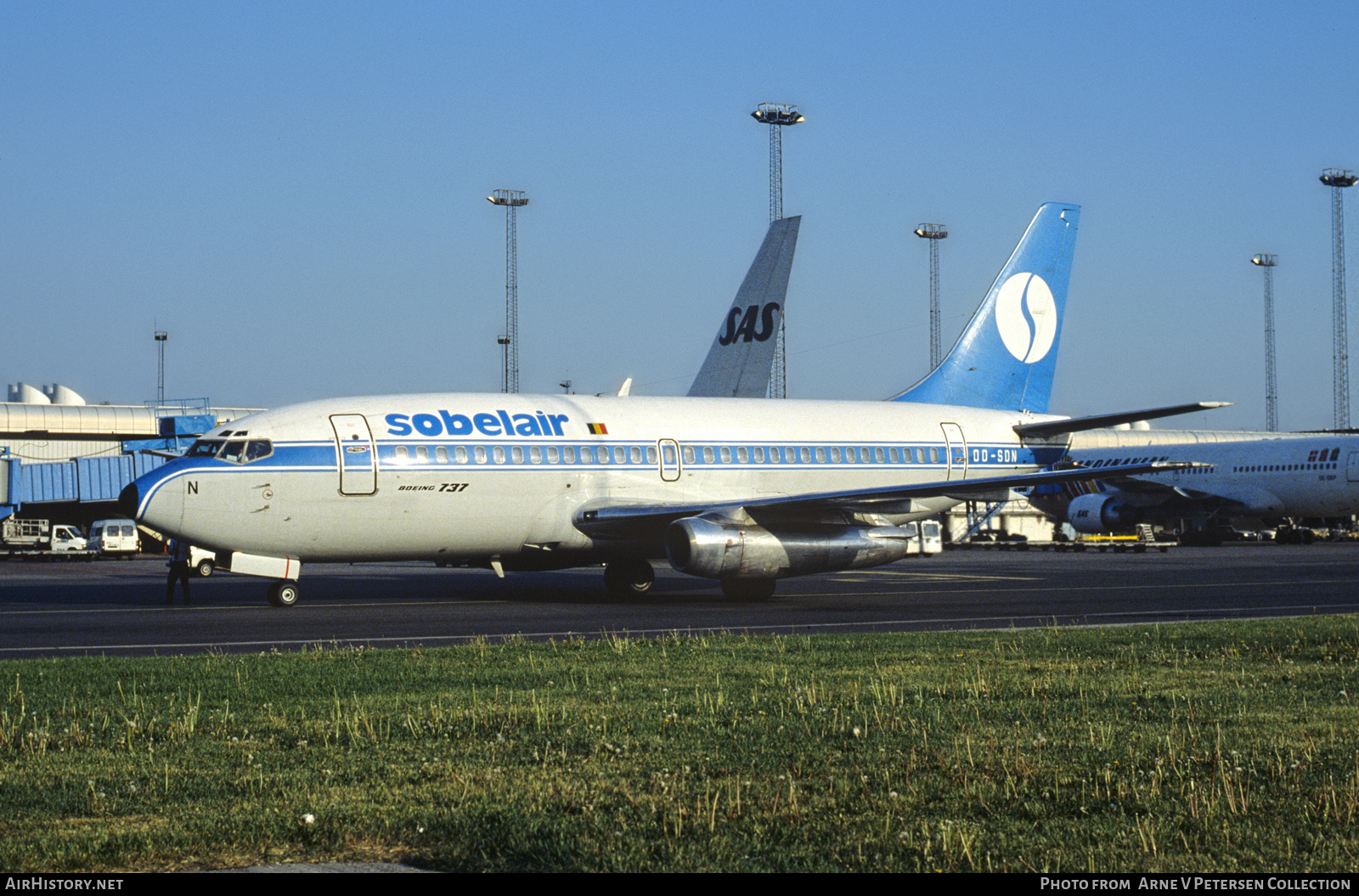 Aircraft Photo of OO-SDN | Boeing 737-229/Adv | Sobelair | AirHistory.net #625518