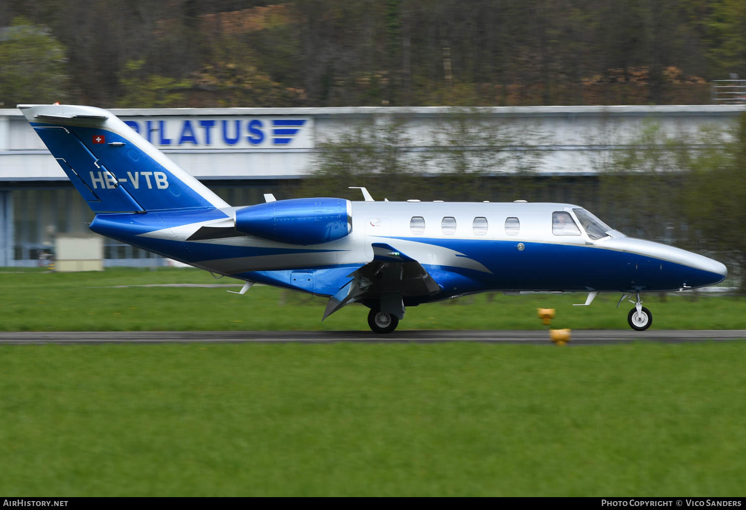 Aircraft Photo of HB-VTB | Cessna 525 CitationJet M2 | AirHistory.net #625519