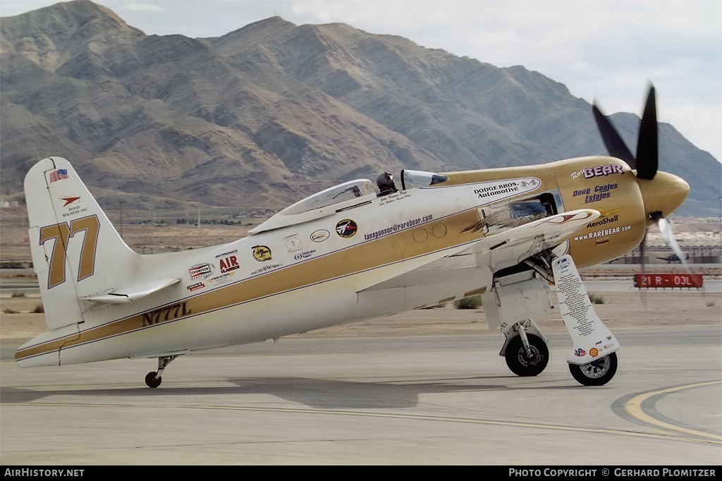 Aircraft Photo of N777L | Grumman F8F-2 Bearcat | AirHistory.net #625532
