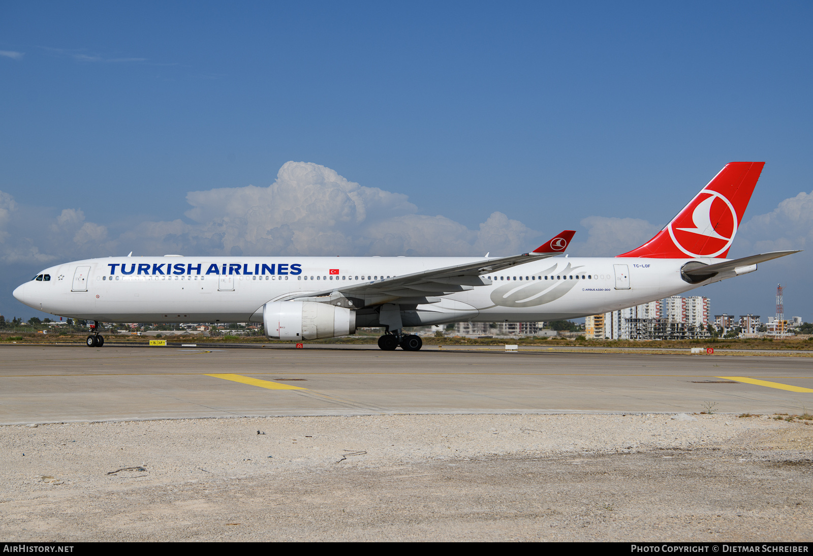 Aircraft Photo of TC-LOF | Airbus A330-343E | Turkish Airlines | AirHistory.net #625541