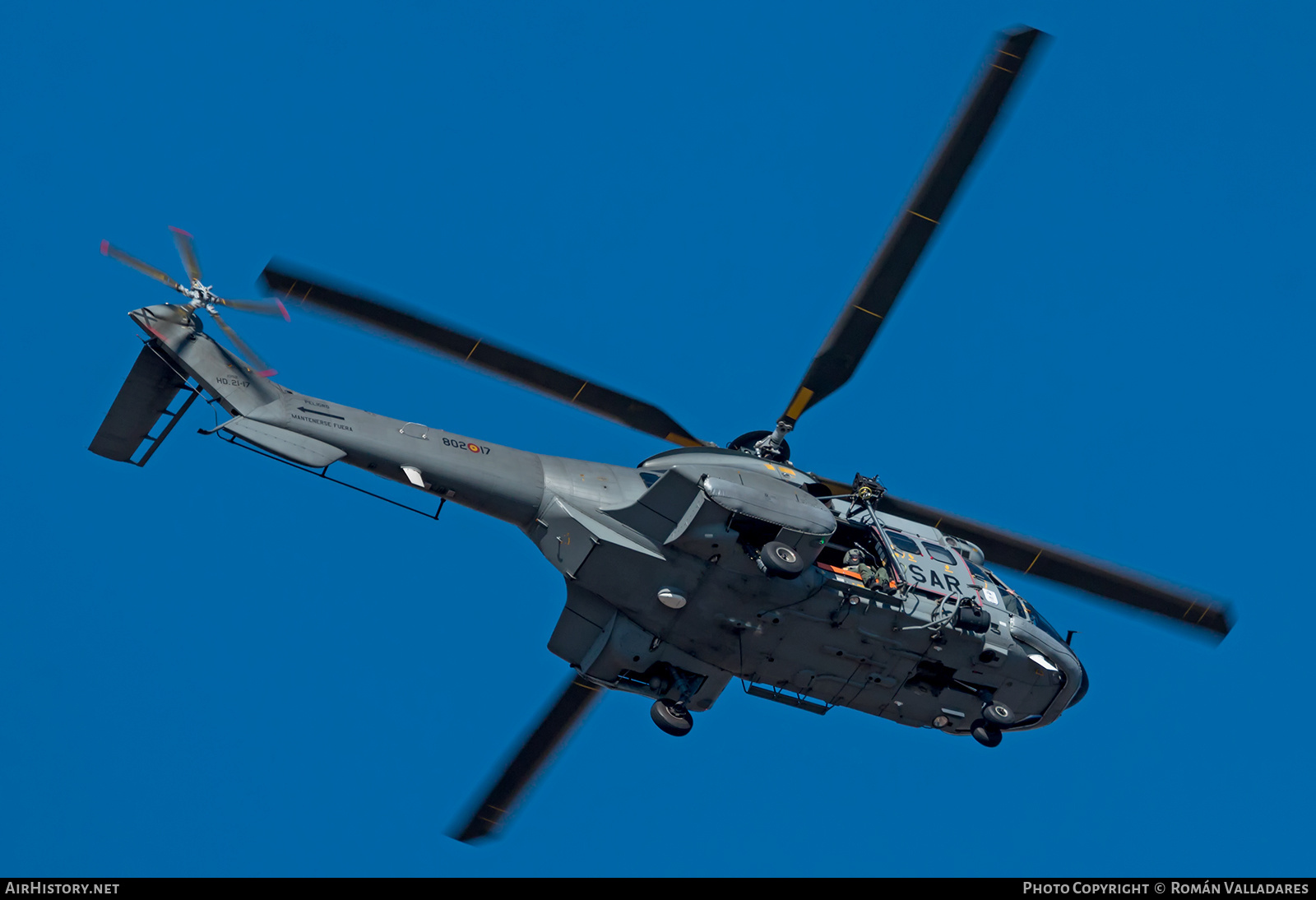 Aircraft Photo of HD.21-17 | Aerospatiale AS-332C1 Super Puma | Spain - Air Force | AirHistory.net #625545