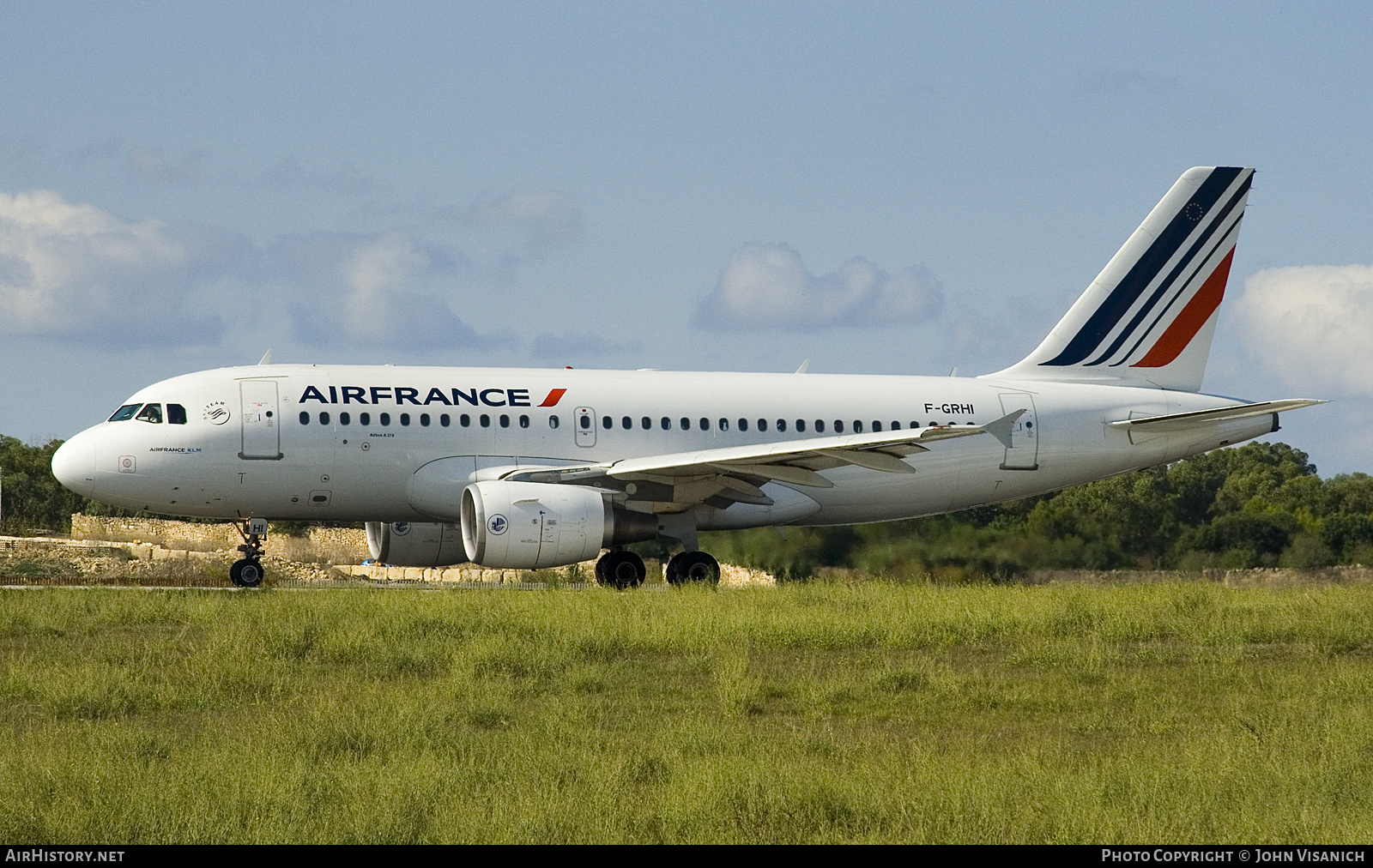 Aircraft Photo of F-GRHI | Airbus A319-111 | Air France | AirHistory.net #625575