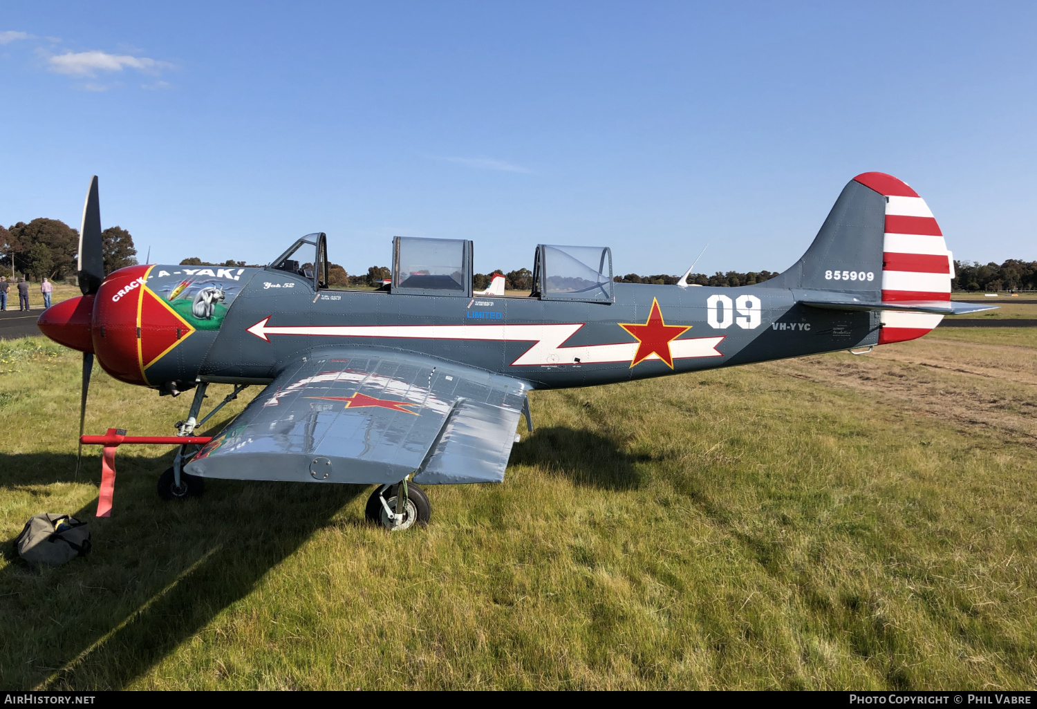 Aircraft Photo of VH-YYC | Yakovlev Yak-52 | Soviet Union - Air Force | AirHistory.net #625591