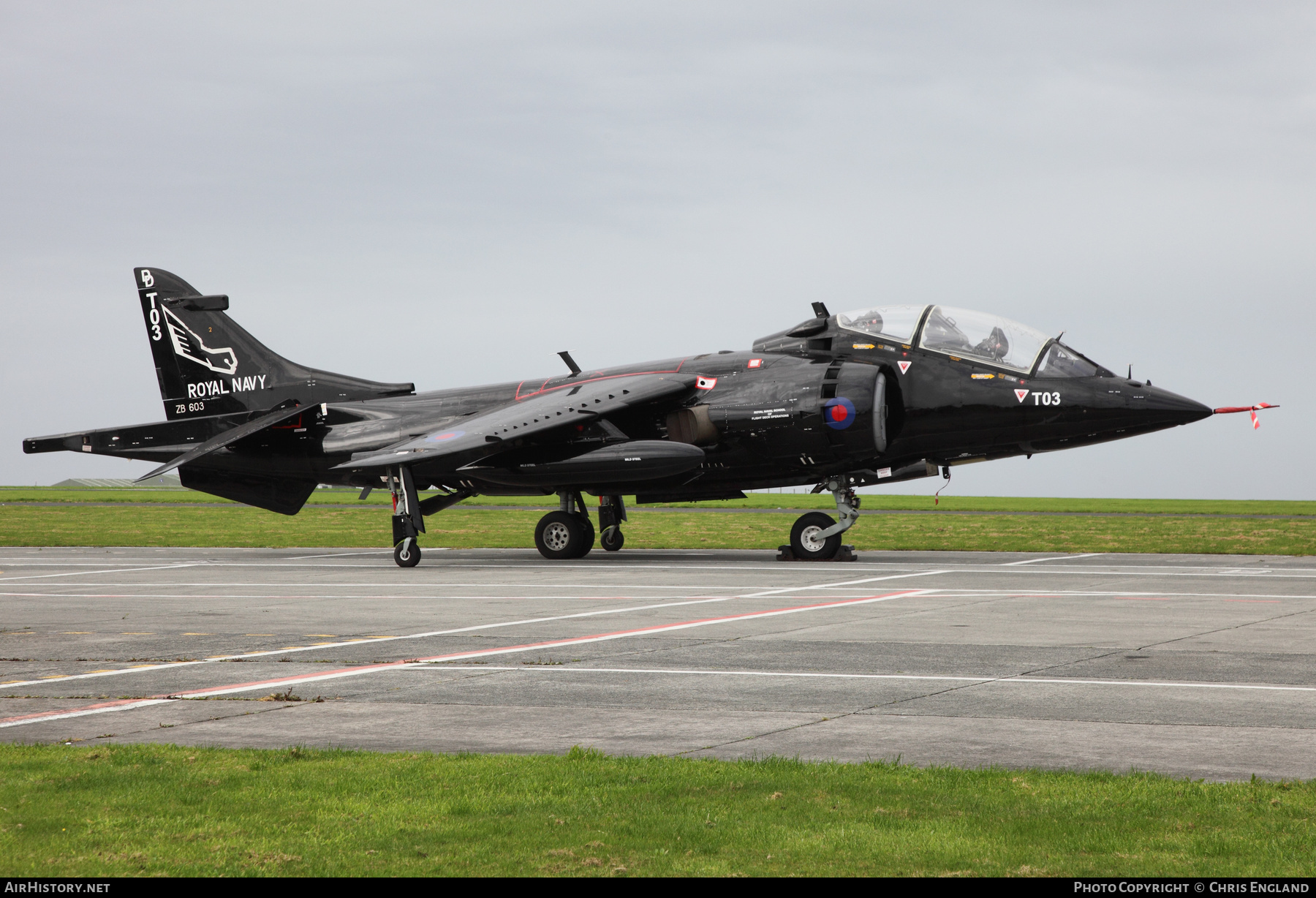 Aircraft Photo of ZB603 | Hawker Siddeley Harrier T8 | UK - Navy | AirHistory.net #625654