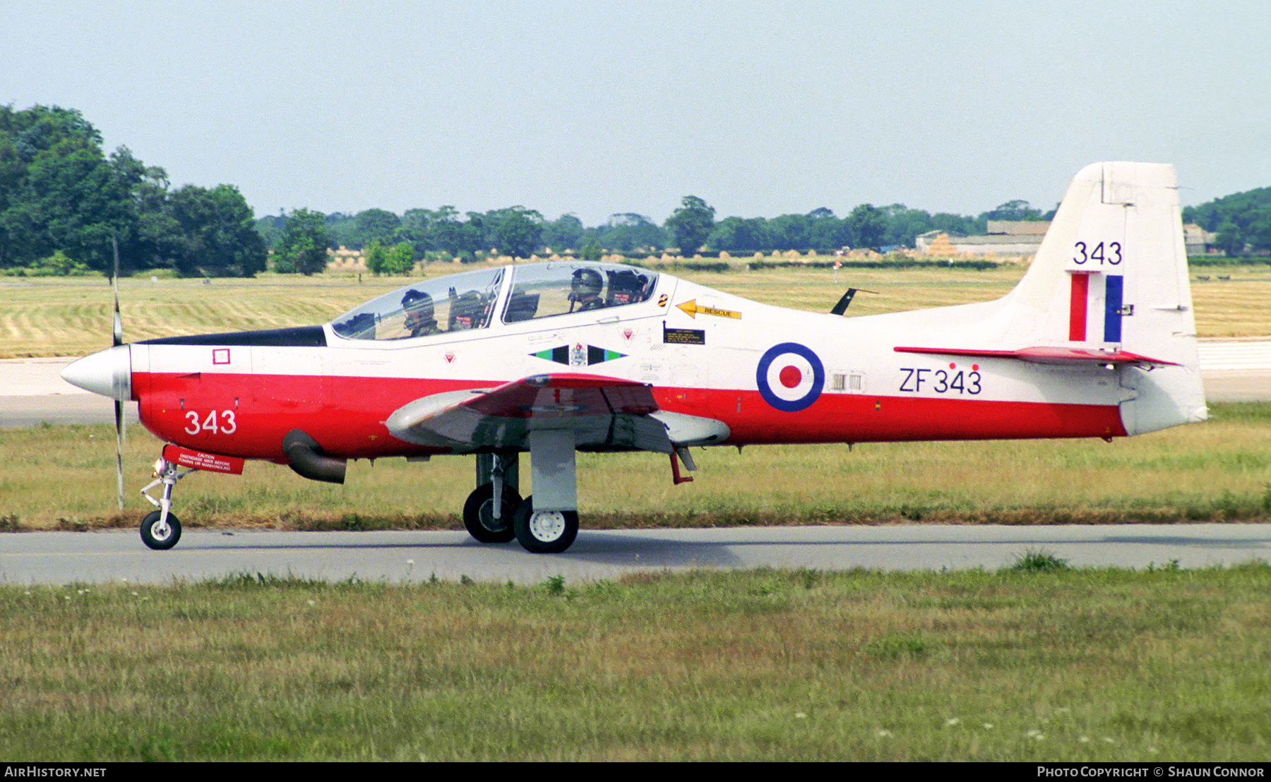 Aircraft Photo of ZF343 | Short S-312 Tucano T1 | UK - Air Force | AirHistory.net #625662