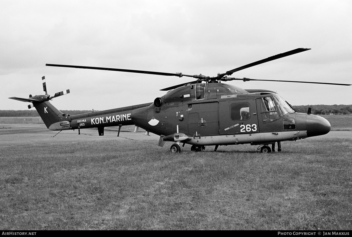 Aircraft Photo of 263 | Westland UH-14A Lynx Mk25 (WG-13) | Netherlands - Navy | AirHistory.net #625670