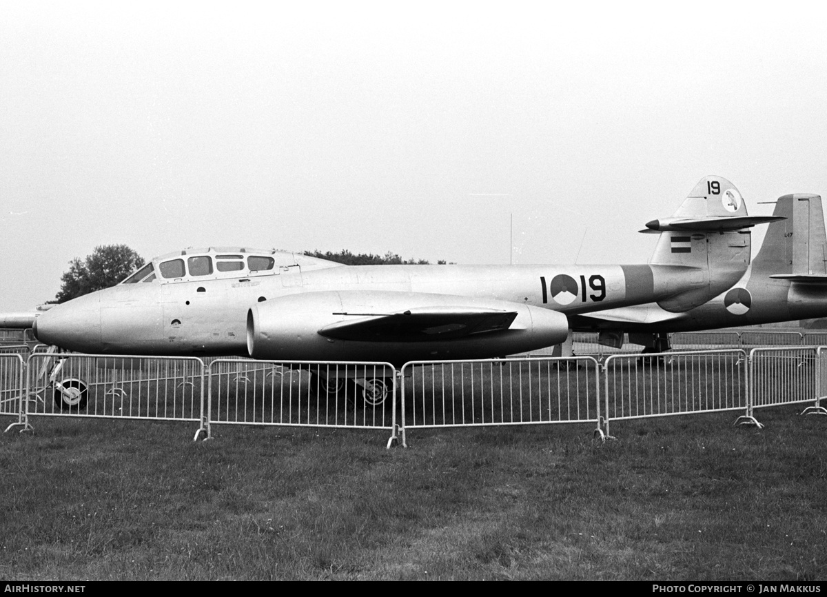Aircraft Photo of I-19 | Gloster Meteor T7 | Netherlands - Air Force | AirHistory.net #625685