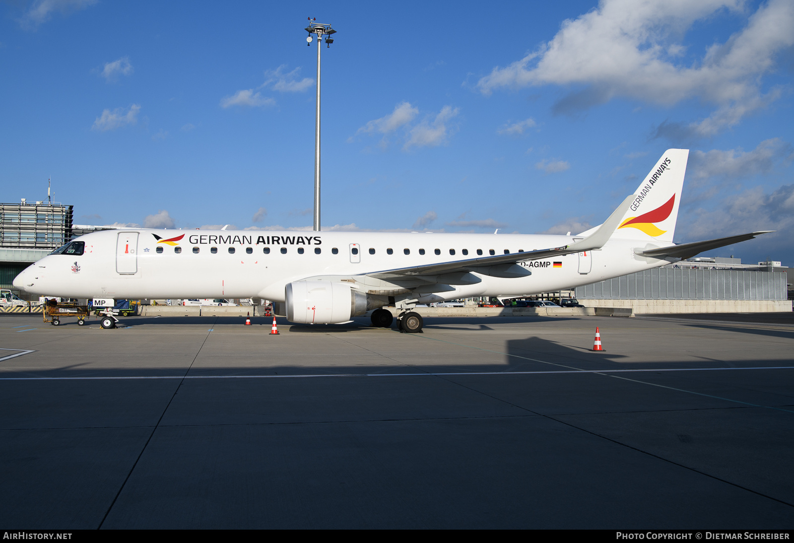 Aircraft Photo of D-AGMP | Embraer 190AR (ERJ-190-100IGW) | German Airways | AirHistory.net #625725