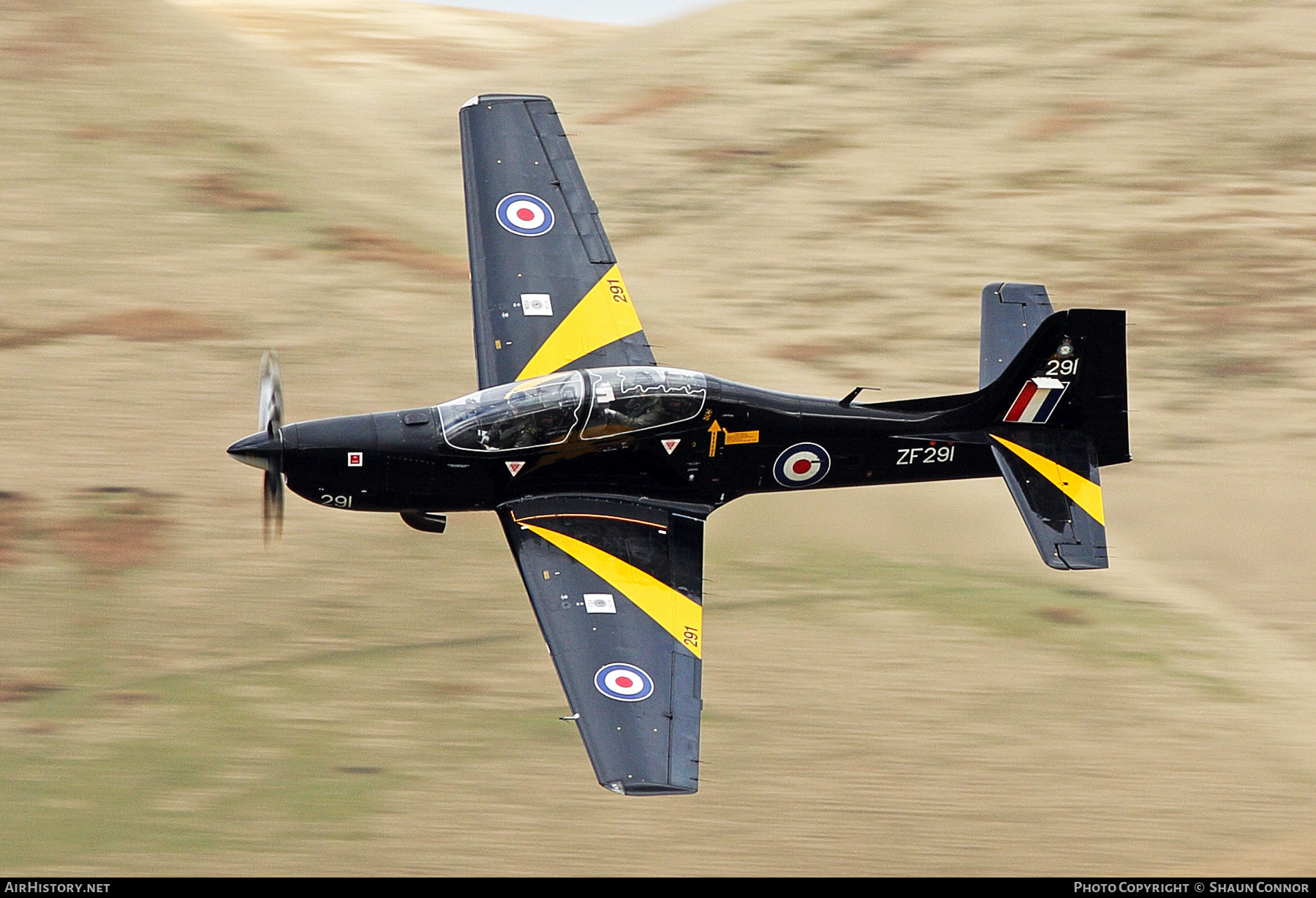 Aircraft Photo of ZF291 | Short S-312 Tucano T1 | UK - Air Force | AirHistory.net #625728