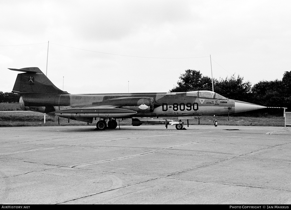 Aircraft Photo of D-8090 | Lockheed F-104G Starfighter | Netherlands - Air Force | AirHistory.net #625730