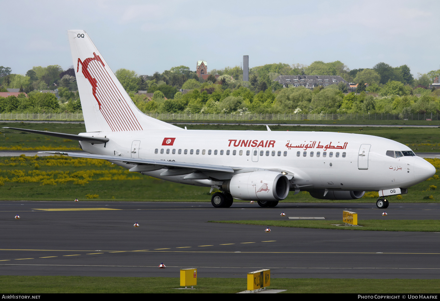 Aircraft Photo of TS-IOQ | Boeing 737-6H3 | Tunisair | AirHistory.net #625735