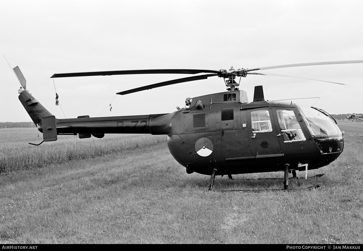 Aircraft Photo of B-72 | MBB BO-105CB | Netherlands - Air Force | AirHistory.net #625746