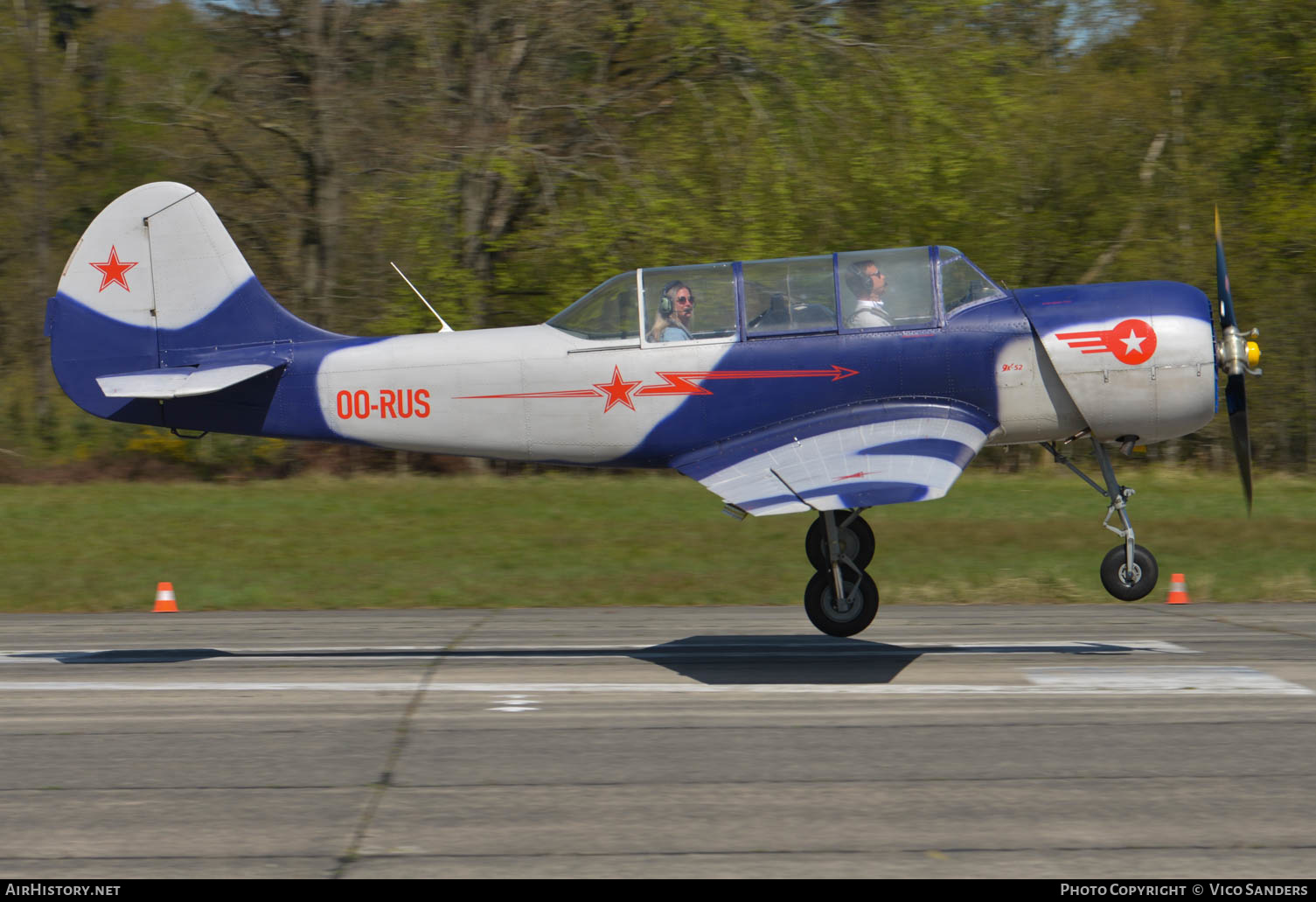 Aircraft Photo of OO-RUS | Yakovlev Yak-52 | AirHistory.net #625752