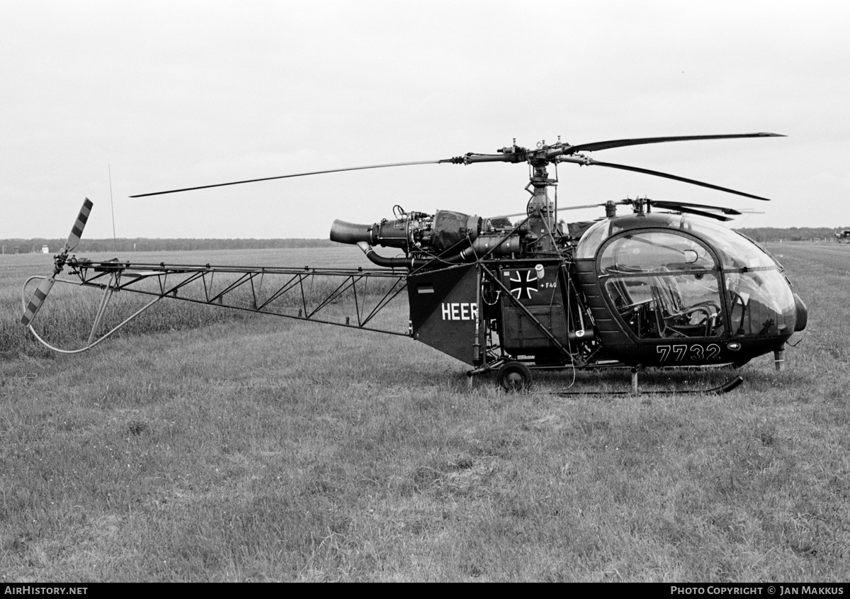 Aircraft Photo of 7732 | Sud SE-3130 Alouette II | Germany - Army | AirHistory.net #625753