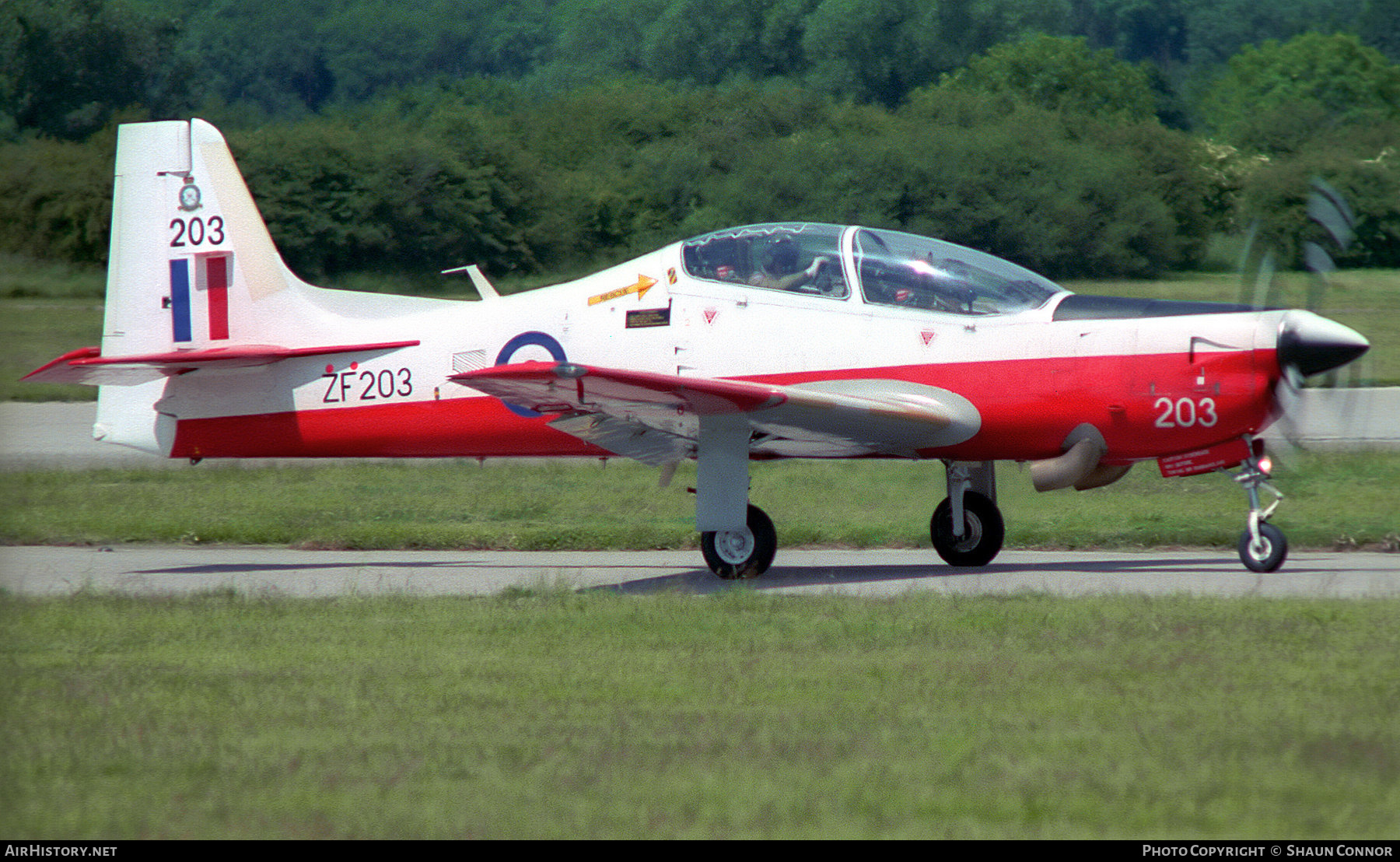 Aircraft Photo of ZF203 | Short S-312 Tucano T1 | UK - Air Force | AirHistory.net #625778