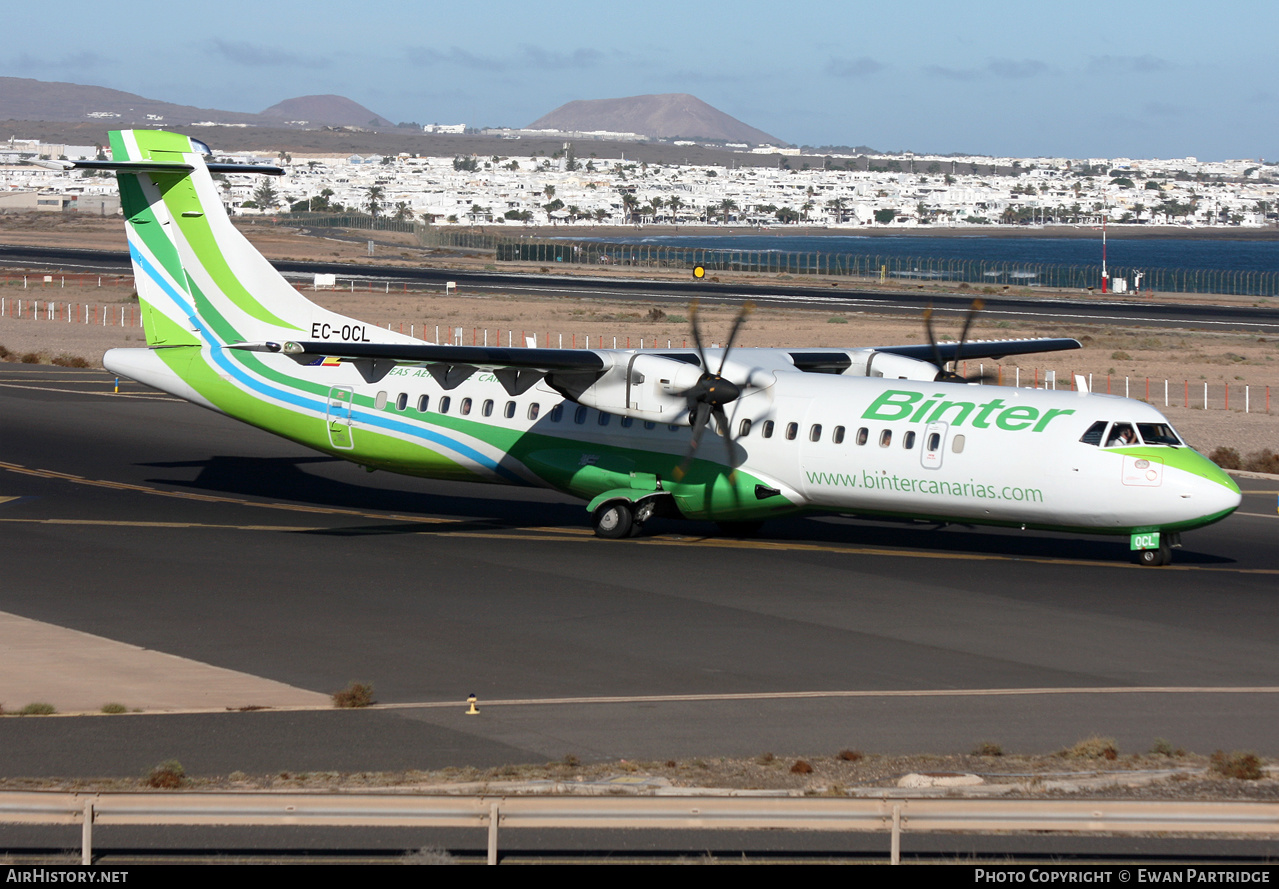 Aircraft Photo of EC-OCL | ATR ATR-72-600 (ATR-72-212A) | Binter Canarias | AirHistory.net #625785