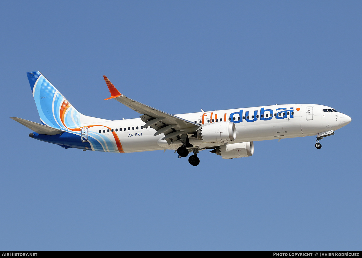 Aircraft Photo of A6-FKJ | Boeing 737-8 Max 8 | Flydubai | AirHistory.net #625801