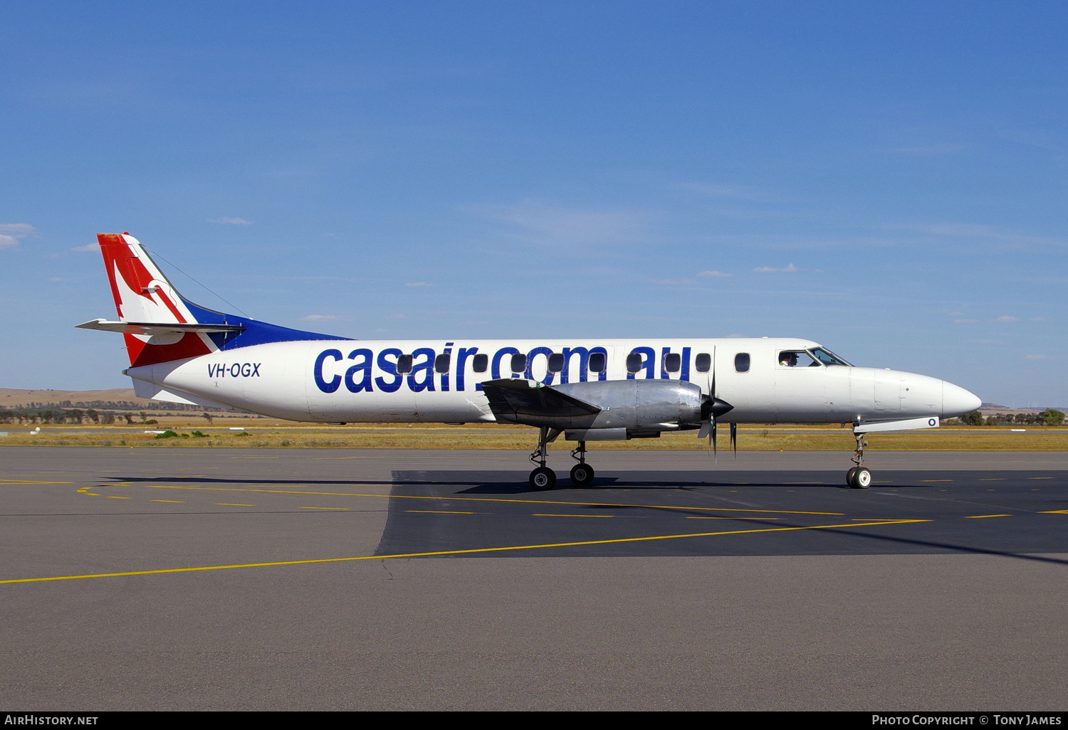 Aircraft Photo of VH-OGX | Fairchild Swearingen SA-226TC Metro II | Casair | AirHistory.net #625847