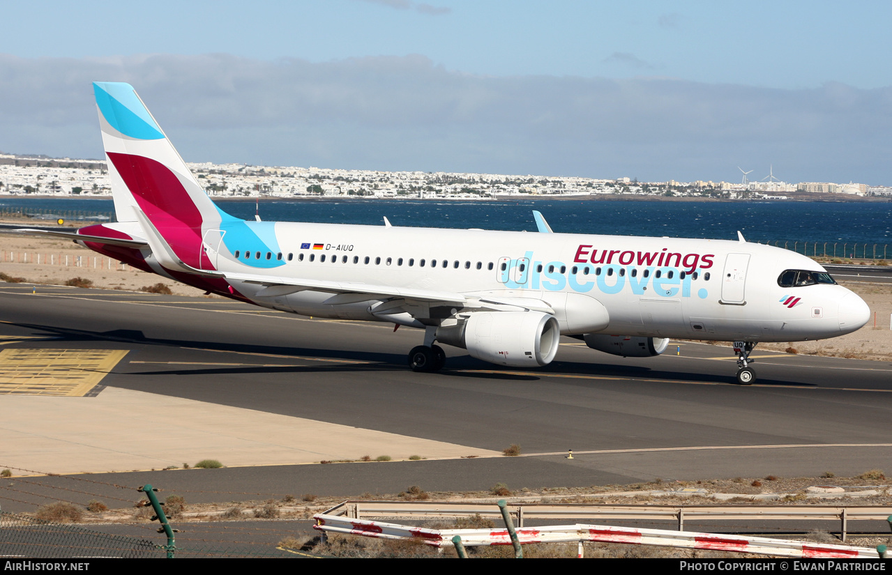 Aircraft Photo of D-AIUQ | Airbus A320-214 | Eurowings Discover | AirHistory.net #625872