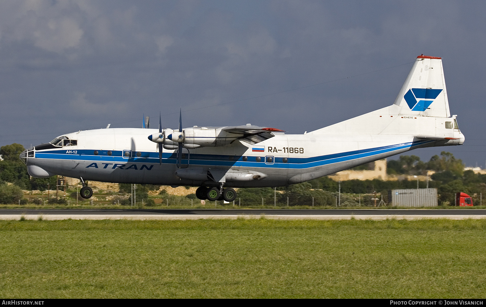 Aircraft Photo of RA-11868 | Antonov An-12BK | Atran Cargo Airlines | AirHistory.net #625888