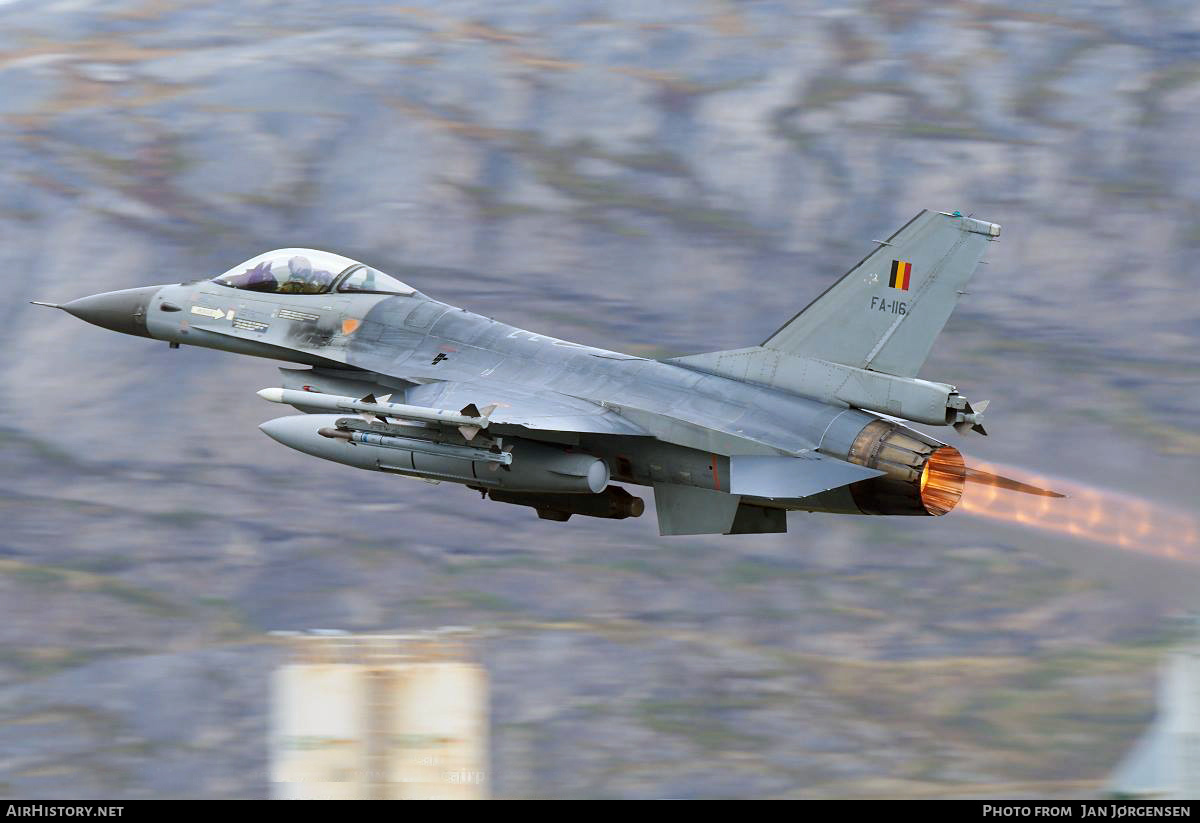Aircraft Photo of FA-116 | General Dynamics F-16AM Fighting Falcon | Belgium - Air Force | AirHistory.net #625892