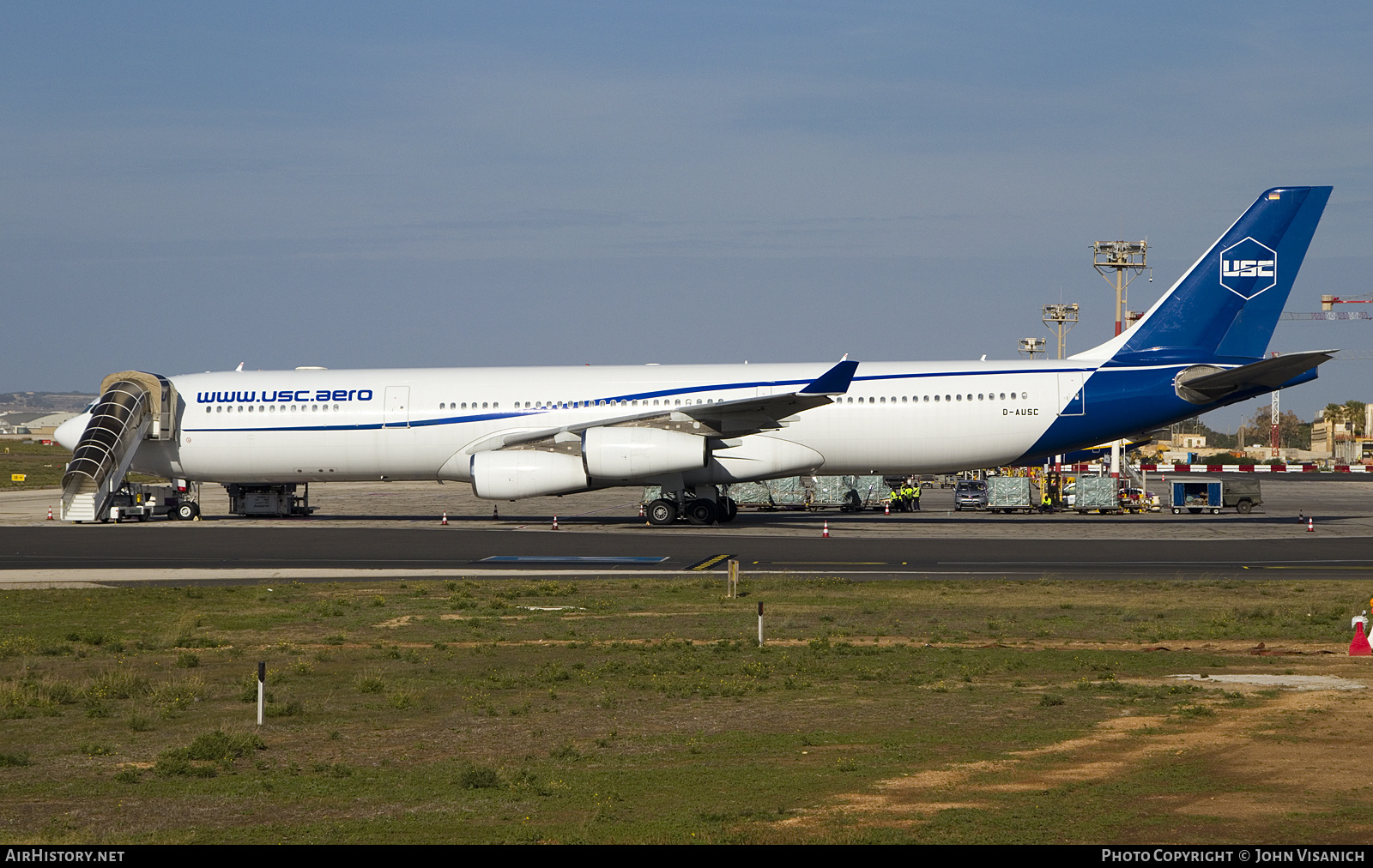 Aircraft Photo of D-AUSC | Airbus A340-313E | USC - Universal Sky Carrier | AirHistory.net #625901