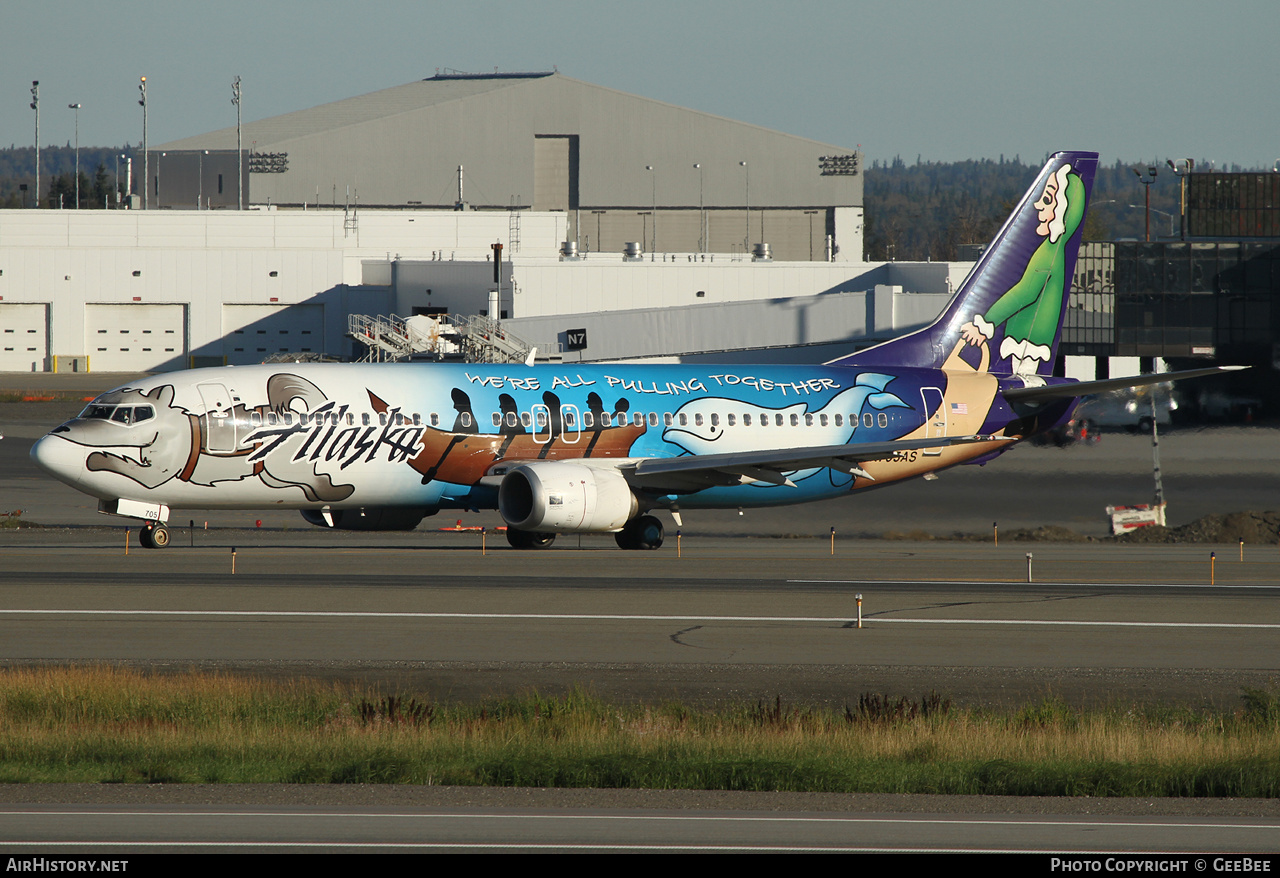 Aircraft Photo of N705AS | Boeing 737-490 | Alaska Airlines | AirHistory.net #625981