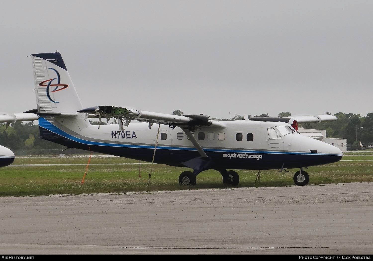 Aircraft Photo of N70EA | De Havilland Canada DHC-6-200 Twin Otter | Skydive Chicago | AirHistory.net #625987