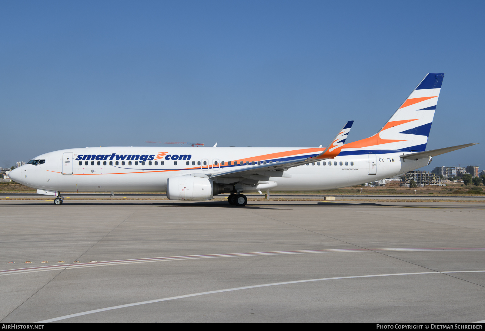 Aircraft Photo of OK-TVM | Boeing 737-8FN | Smartwings | AirHistory.net #625994