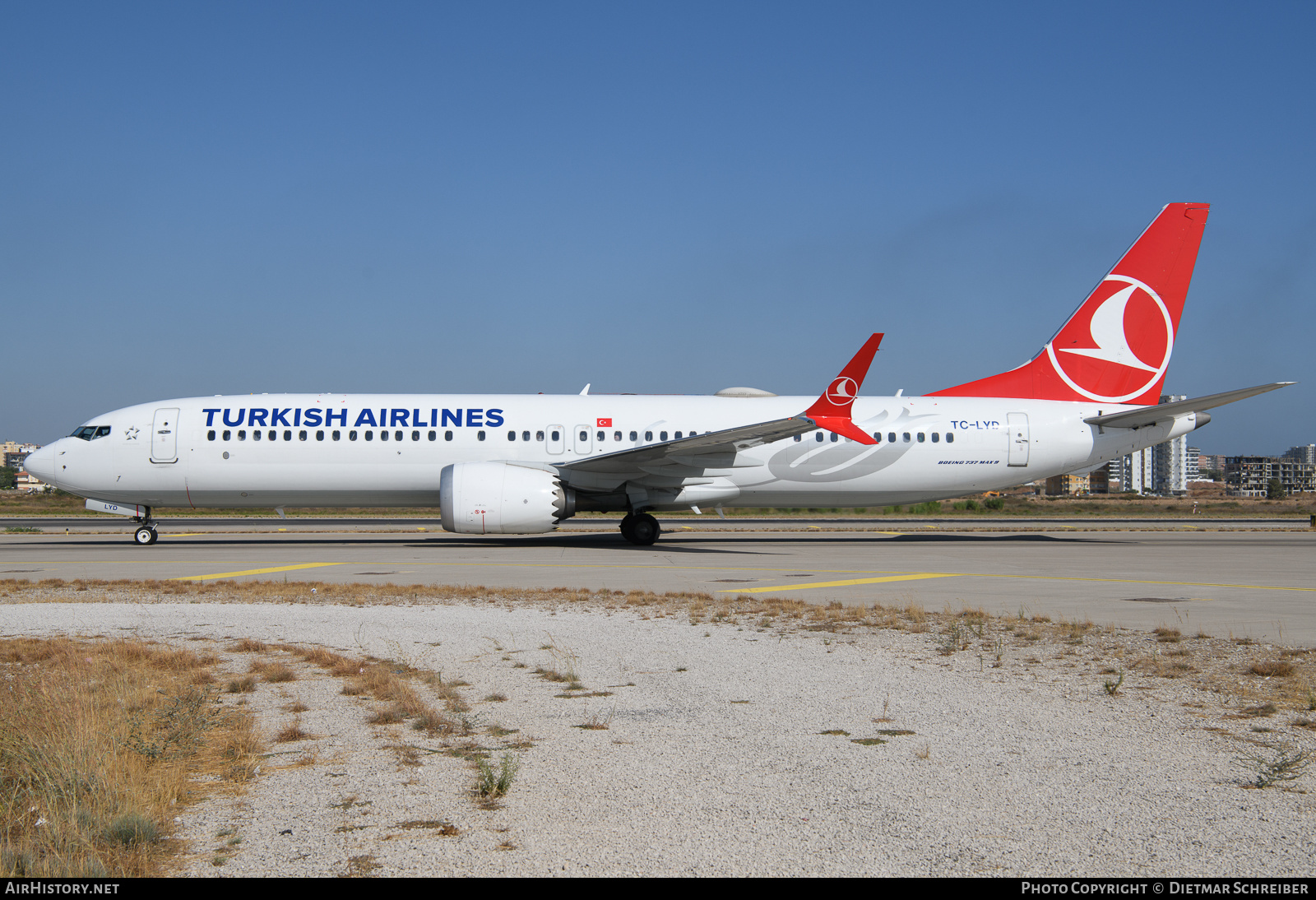 Aircraft Photo of TC-LYD | Boeing 737-9 Max 9 | Turkish Airlines | AirHistory.net #625996