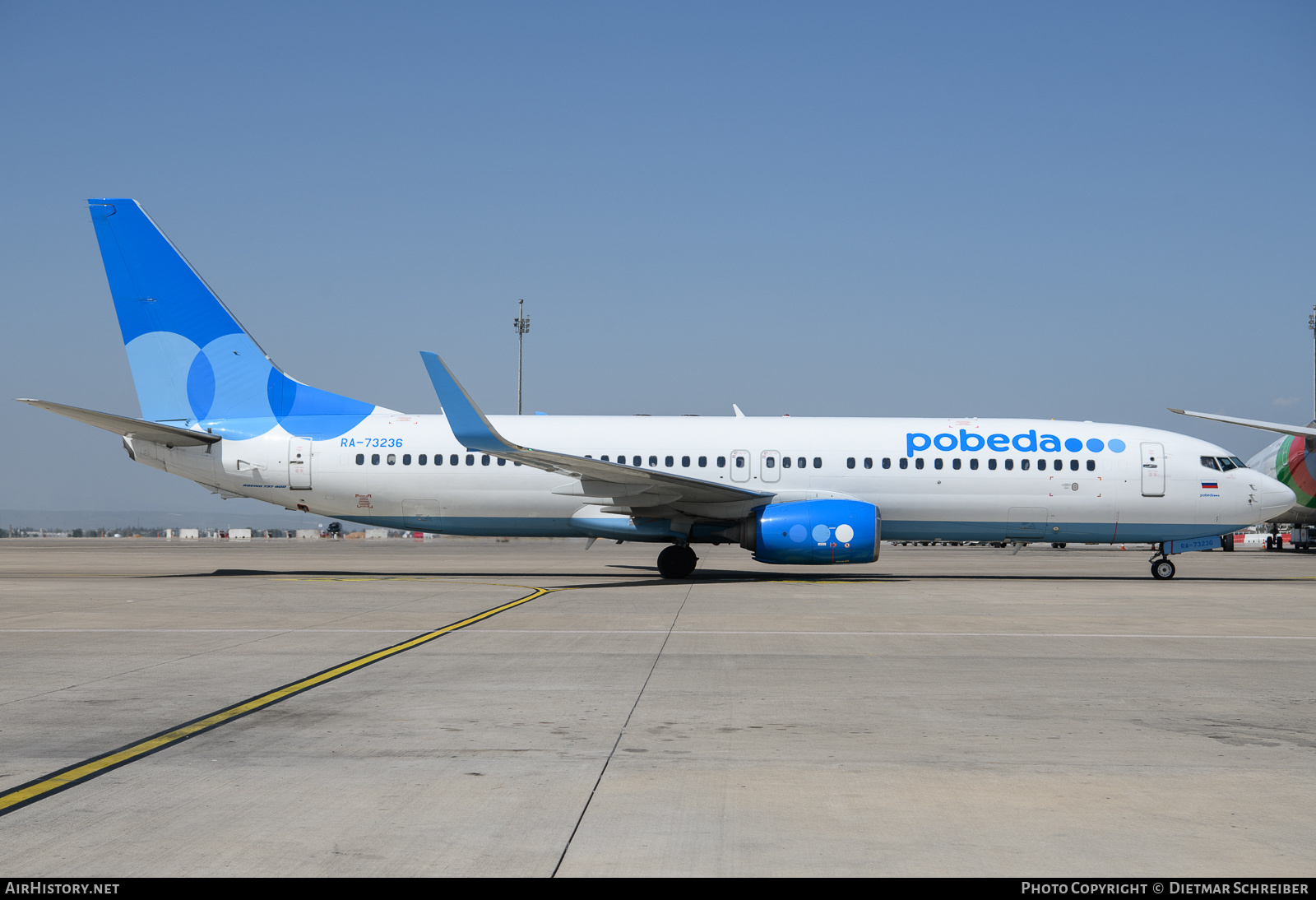 Aircraft Photo of RA-73236 | Boeing 737-8LJ | Pobeda Airlines | AirHistory.net #626002