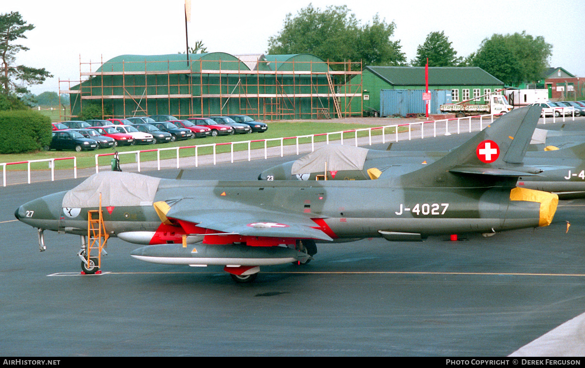 Aircraft Photo of J-4027 | Hawker Hunter F58 | Switzerland - Air Force | AirHistory.net #626003