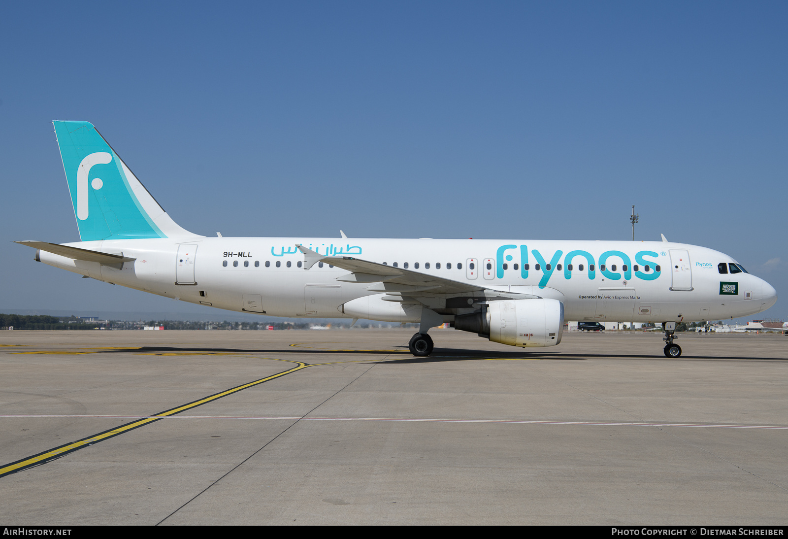 Aircraft Photo of 9H-MLL | Airbus A320-214 | Flynas | AirHistory.net #626005