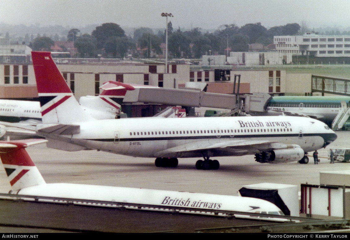 Aircraft Photo of G-AYSL | Boeing 707-321 | British Airways | AirHistory.net #626016