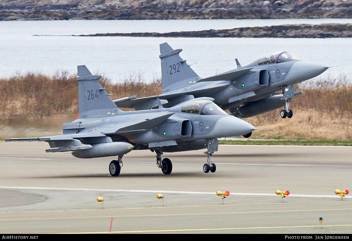 Aircraft Photo of 39264 | Saab JAS 39C Gripen | Sweden - Air Force | AirHistory.net #626027