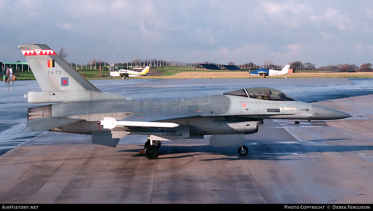 Aircraft Photo of FA73 | General Dynamics F-16A Fighting Falcon | Belgium - Air Force | AirHistory.net #626037
