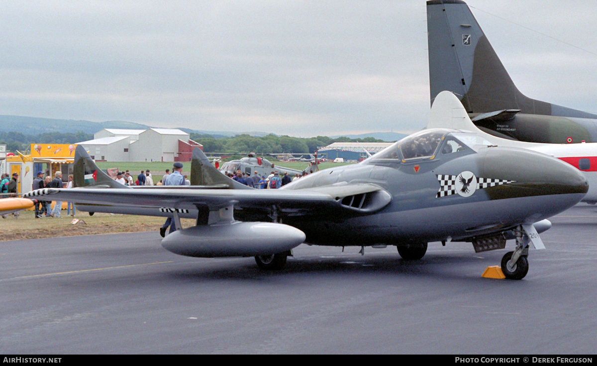 Aircraft Photo of G-BVLM | De Havilland D.H. 115 Vampire T55 | Jordan - Air Force | AirHistory.net #626057