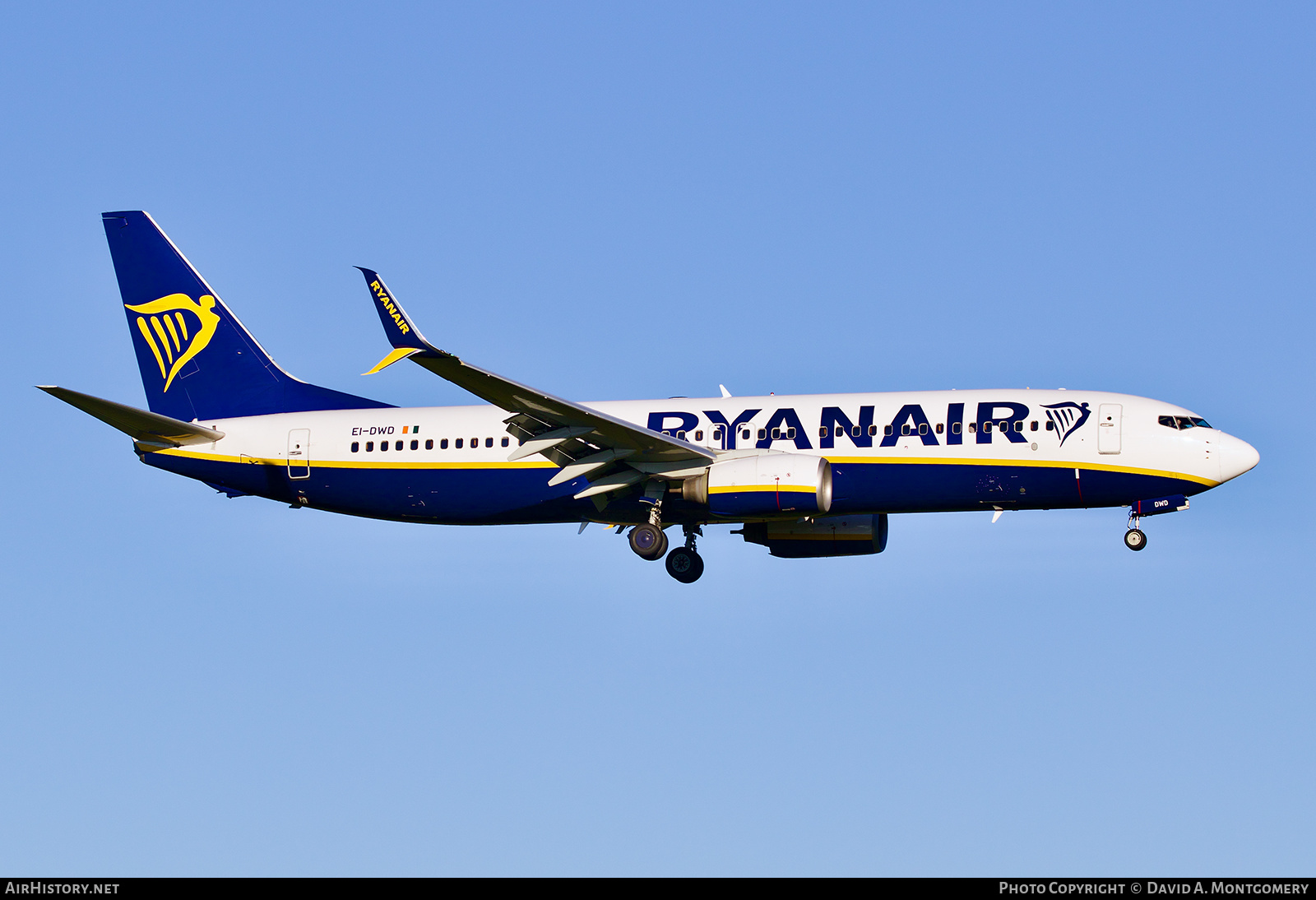 Aircraft Photo of EI-DWD | Boeing 737-8AS | Ryanair | AirHistory.net #626062
