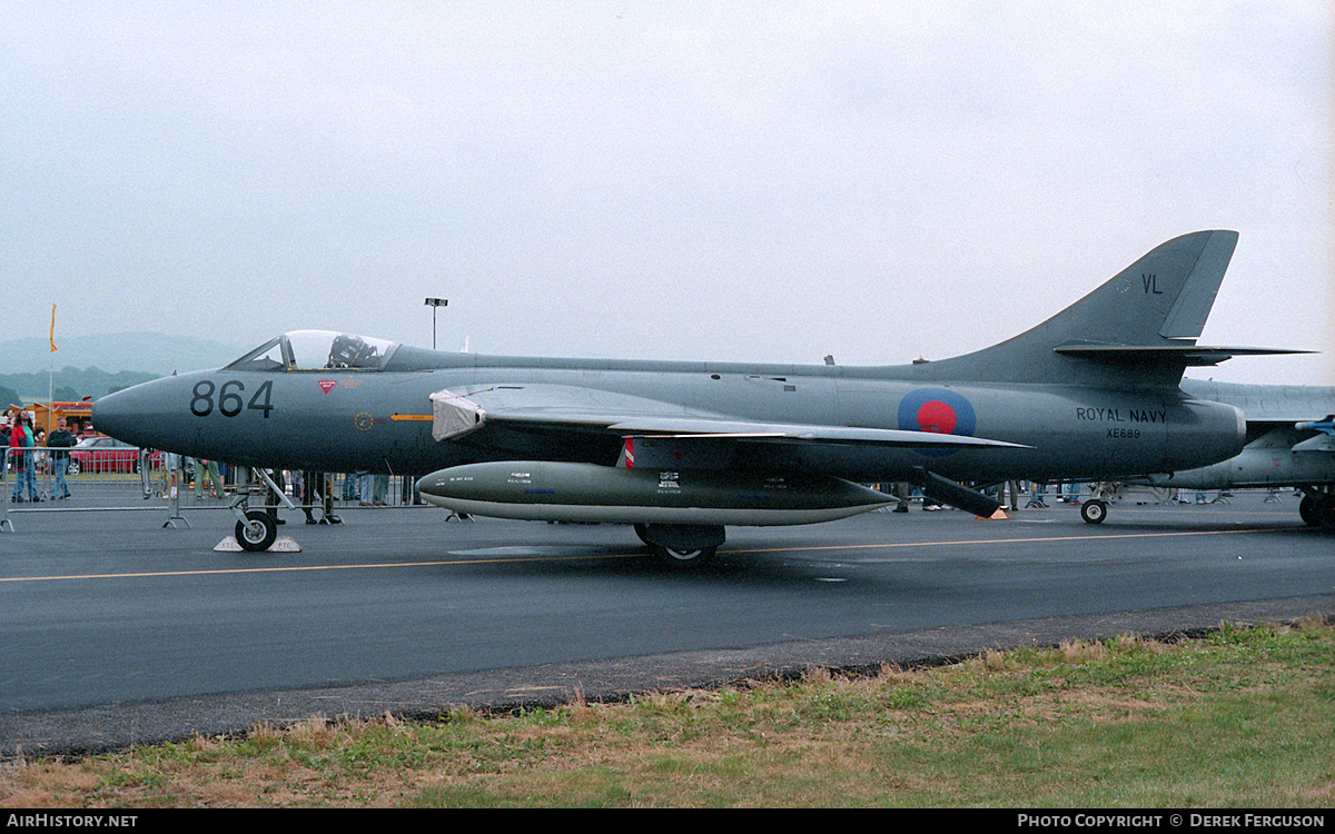 Aircraft Photo of G-BWGK / XE689 | Hawker Hunter GA11 | UK - Navy | AirHistory.net #626068