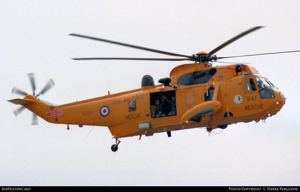 Aircraft Photo of XZ593 | Westland WS-61 Sea King HAR3 | UK - Air Force | AirHistory.net #626109